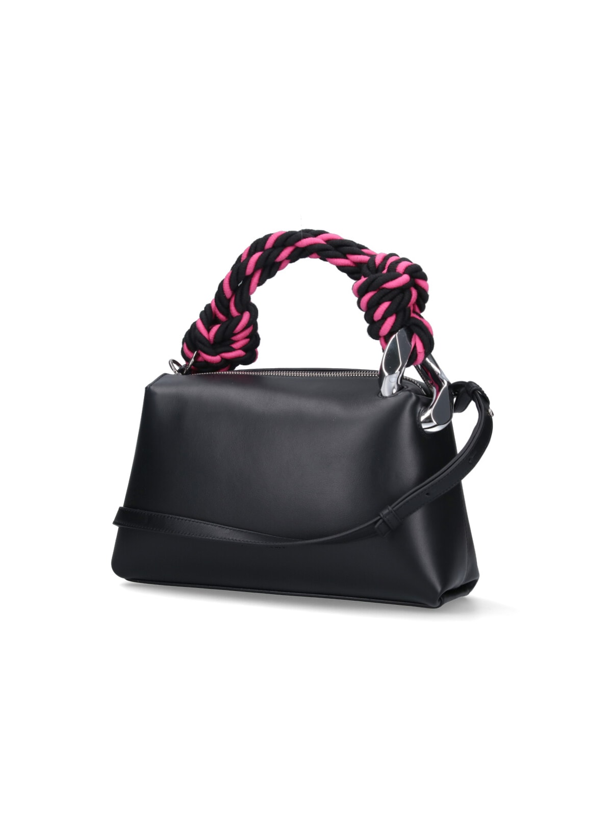 Shop Jw Anderson Corner Handbag In Black