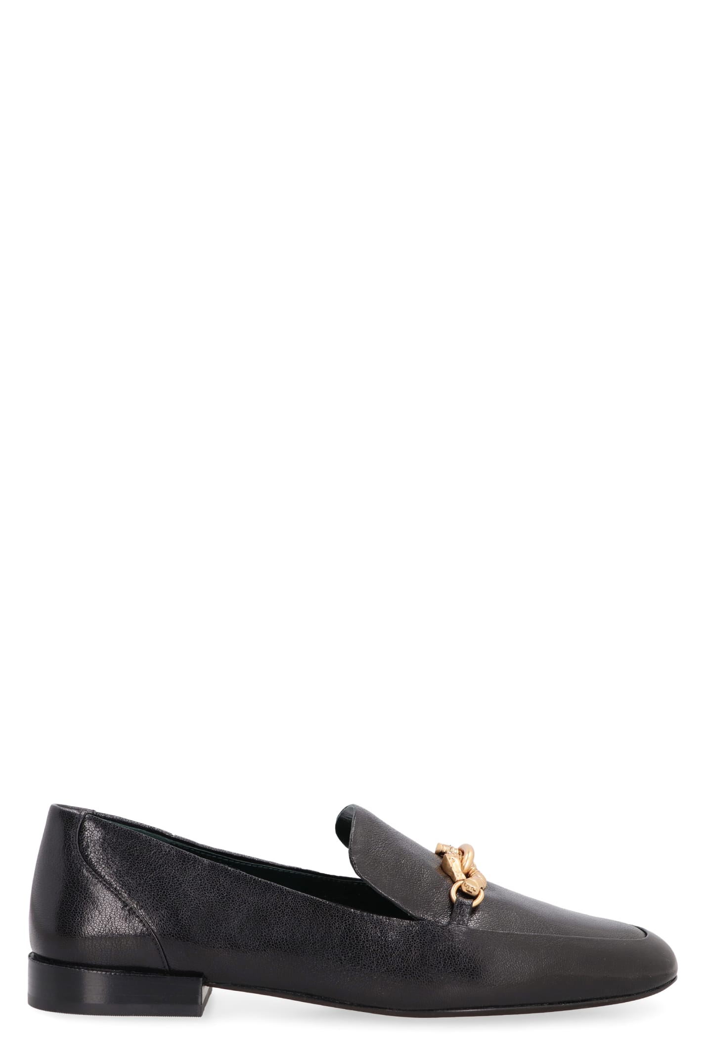 Tory Burch Jessa Leather Loafers In Black