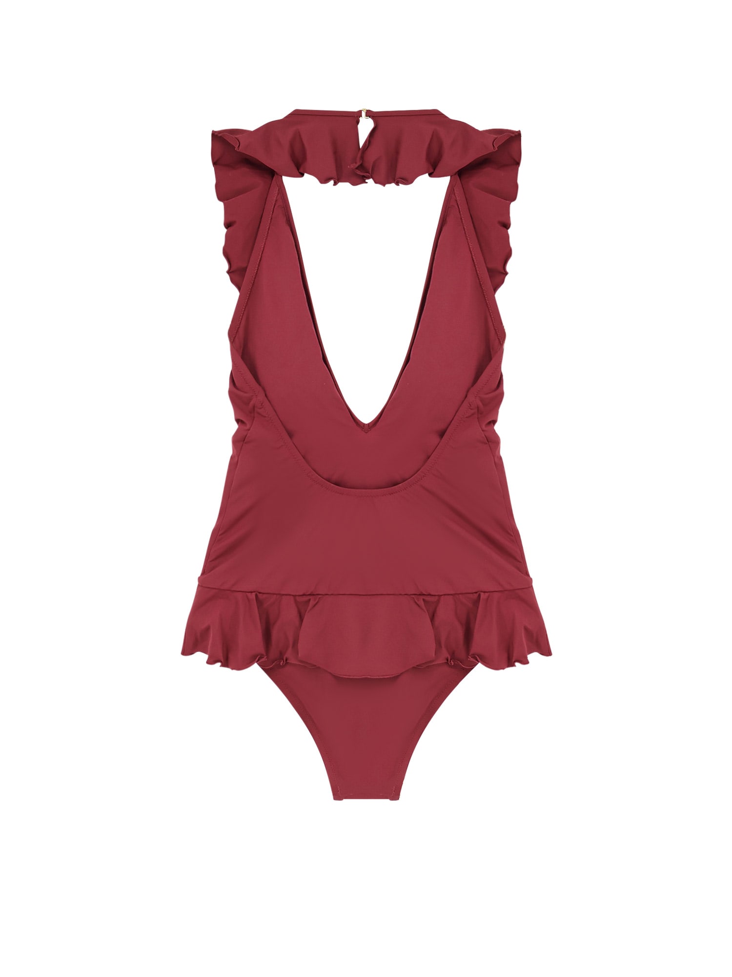 Shop Chloé One-piece Swimsuit With Pvc Pochette