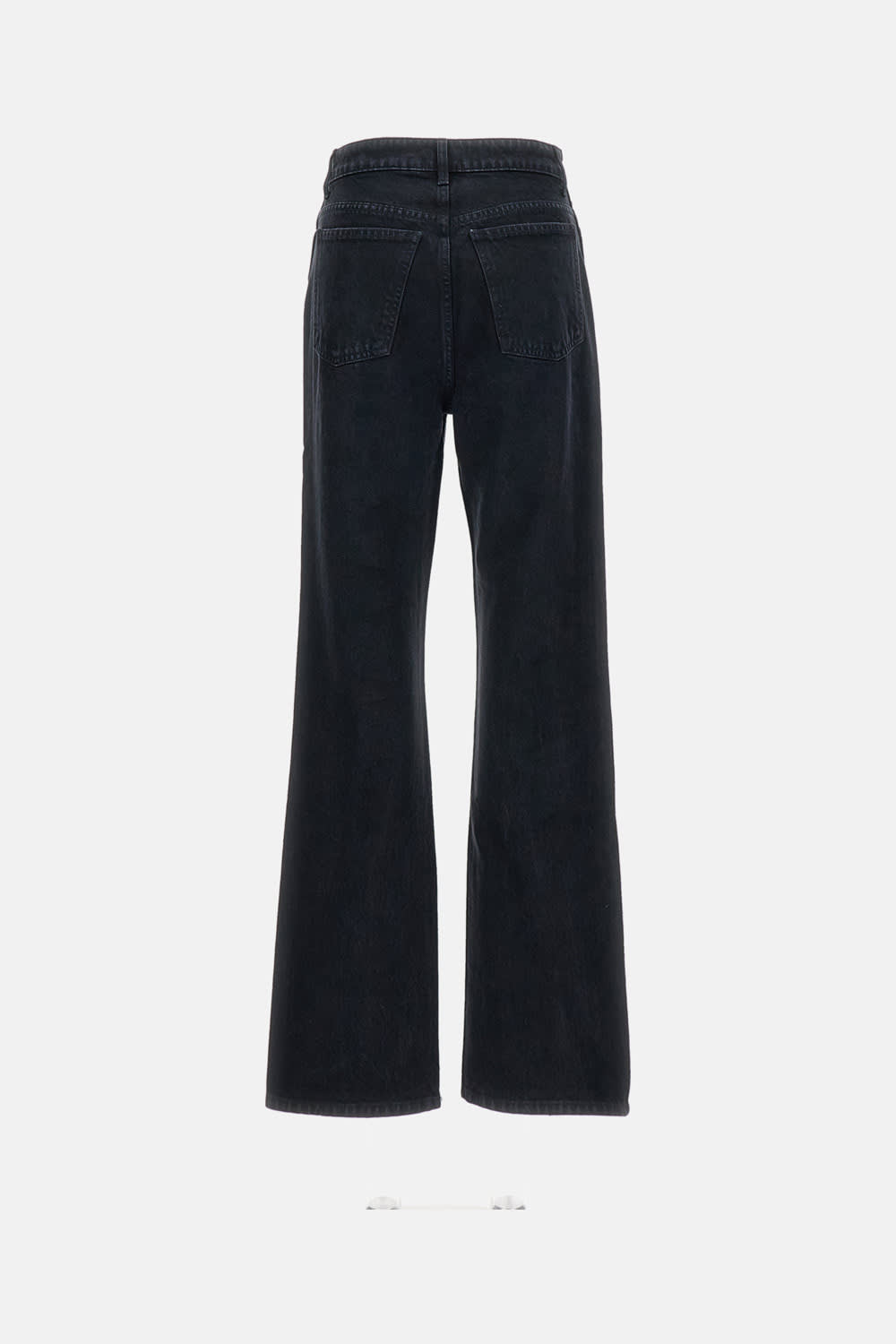 Khaite Danielle Jeans In Black