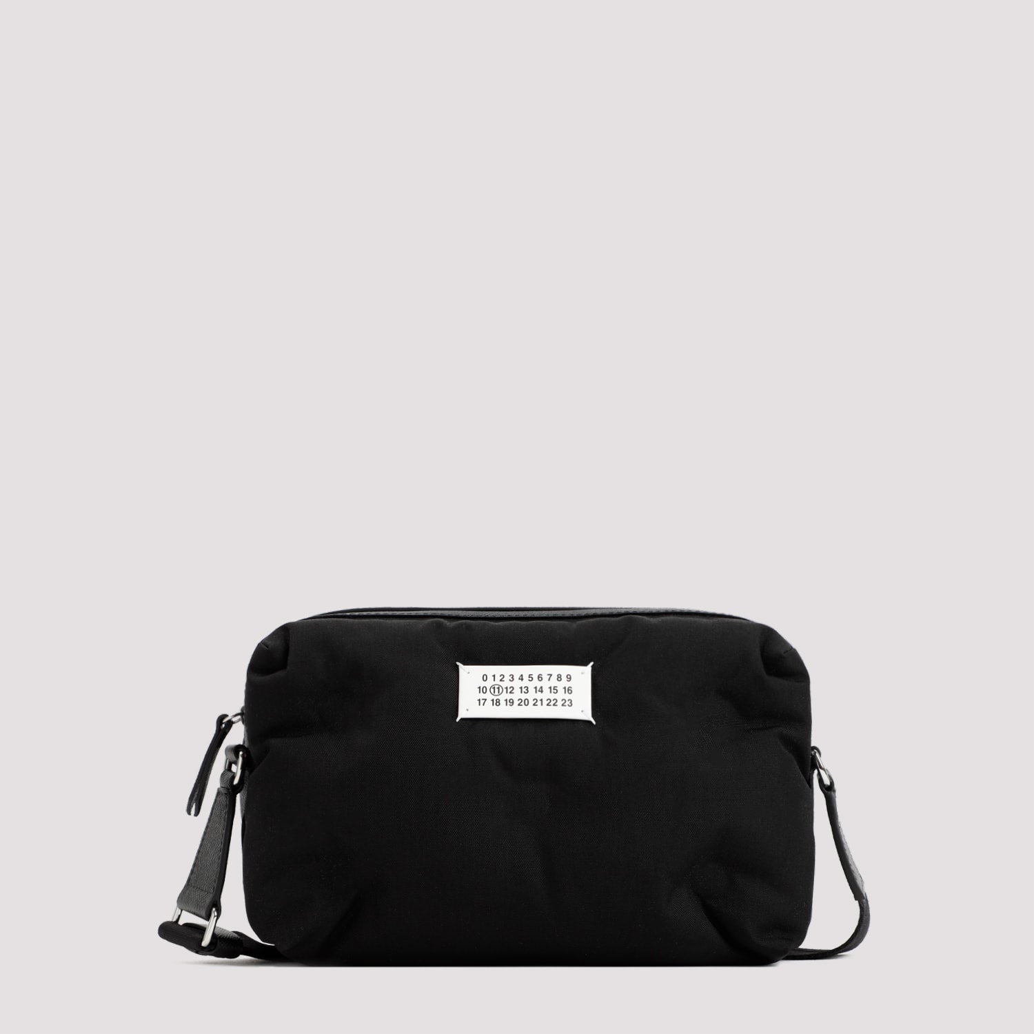 Shop Maison Margiela Camera Canvas Bag In Black