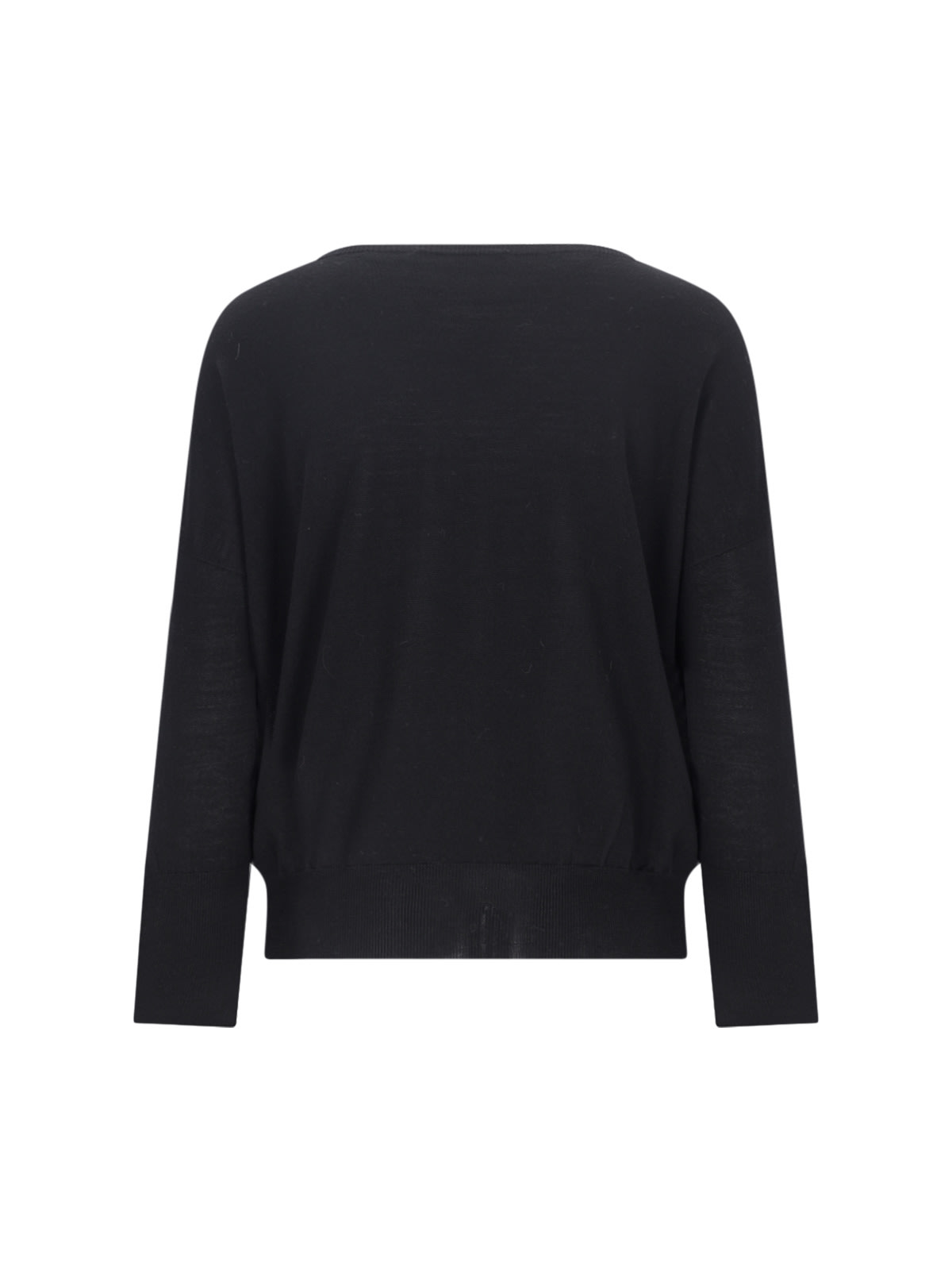 Shop Zanone Basic Jumper In Black