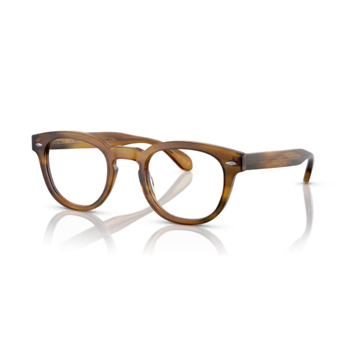 Shop Oliver Peoples Ov5036 - Sheldrake 1579 Semi-matte Raintree Glasses In Marrone