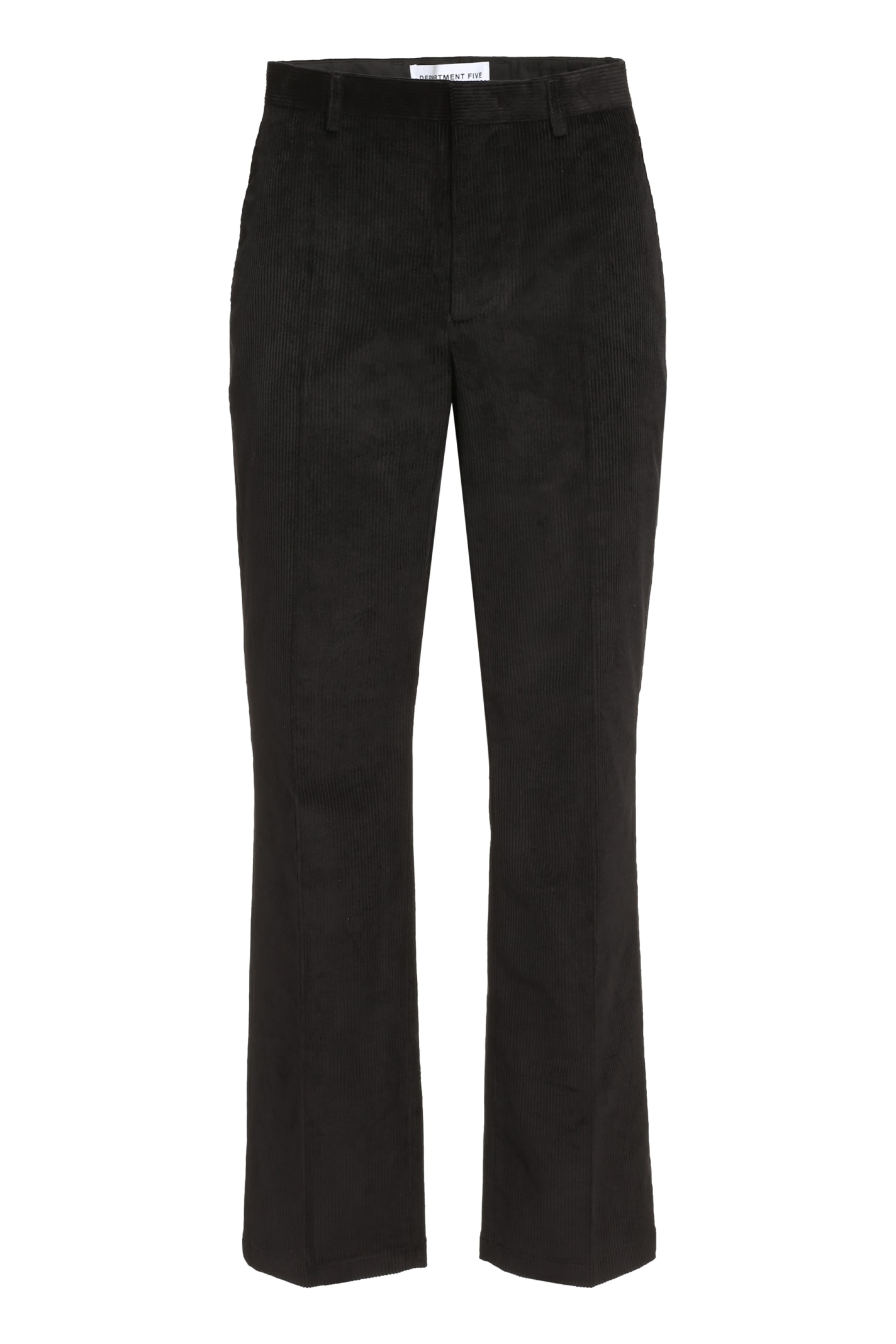 Department Five Corduroy Trousers In Black