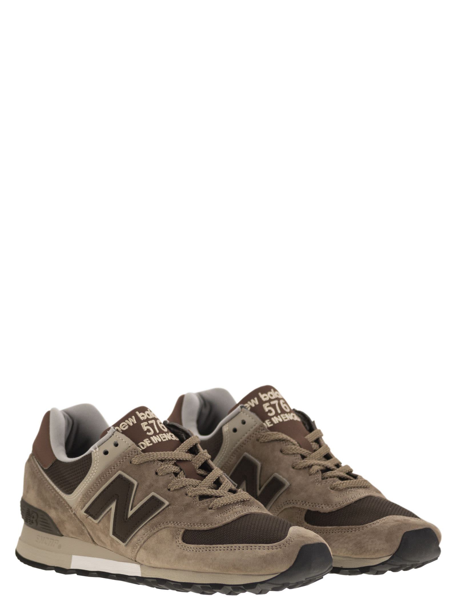 Shop New Balance 576 - Sneakers In Beige