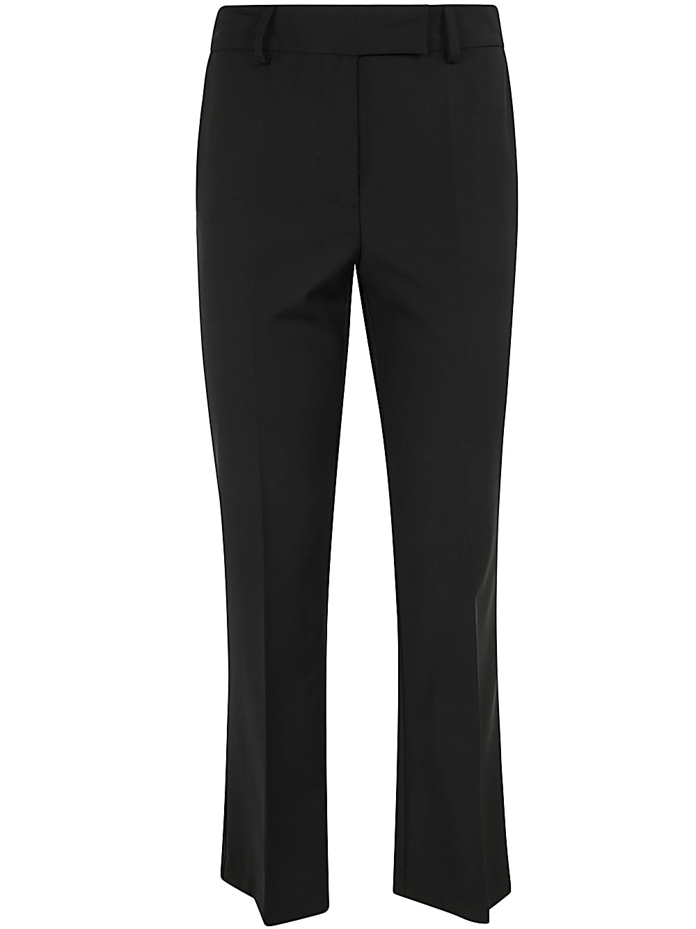 Shop Drhope Flared Trousers In Black