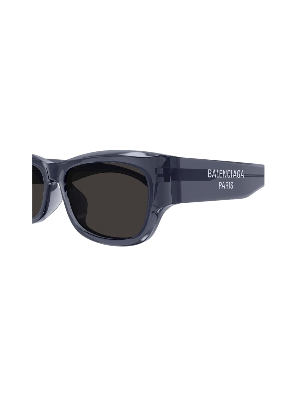 Balenciaga Bb0390 - Crystal Grey Sunglasses In Neutral