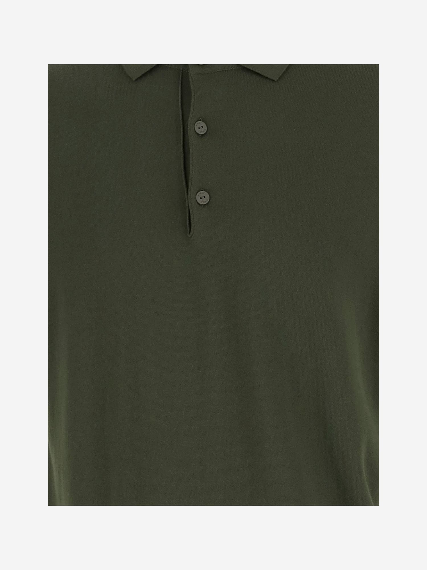 Shop K-way Cotton Polo In Green