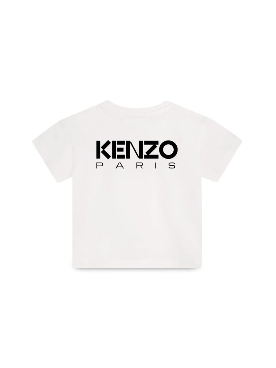 Shop Kenzo Tee Shirt In Ivory