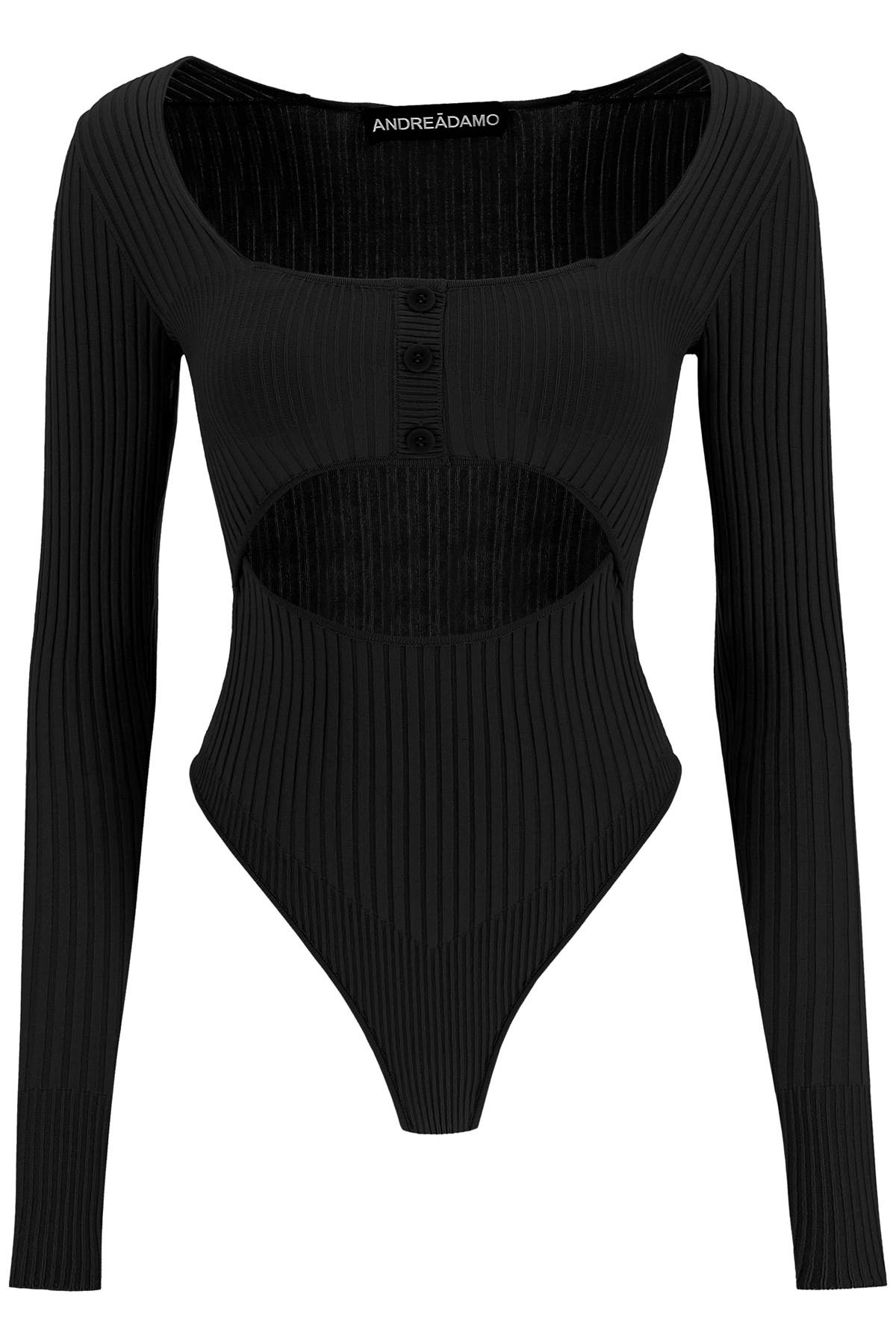 ANDREADAMO Knit Bodysuit With Cut-out