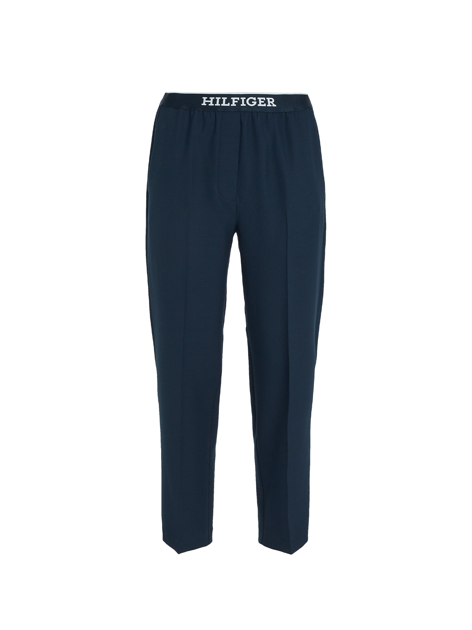 Slim Fit Trousers With Logo At The Waist
