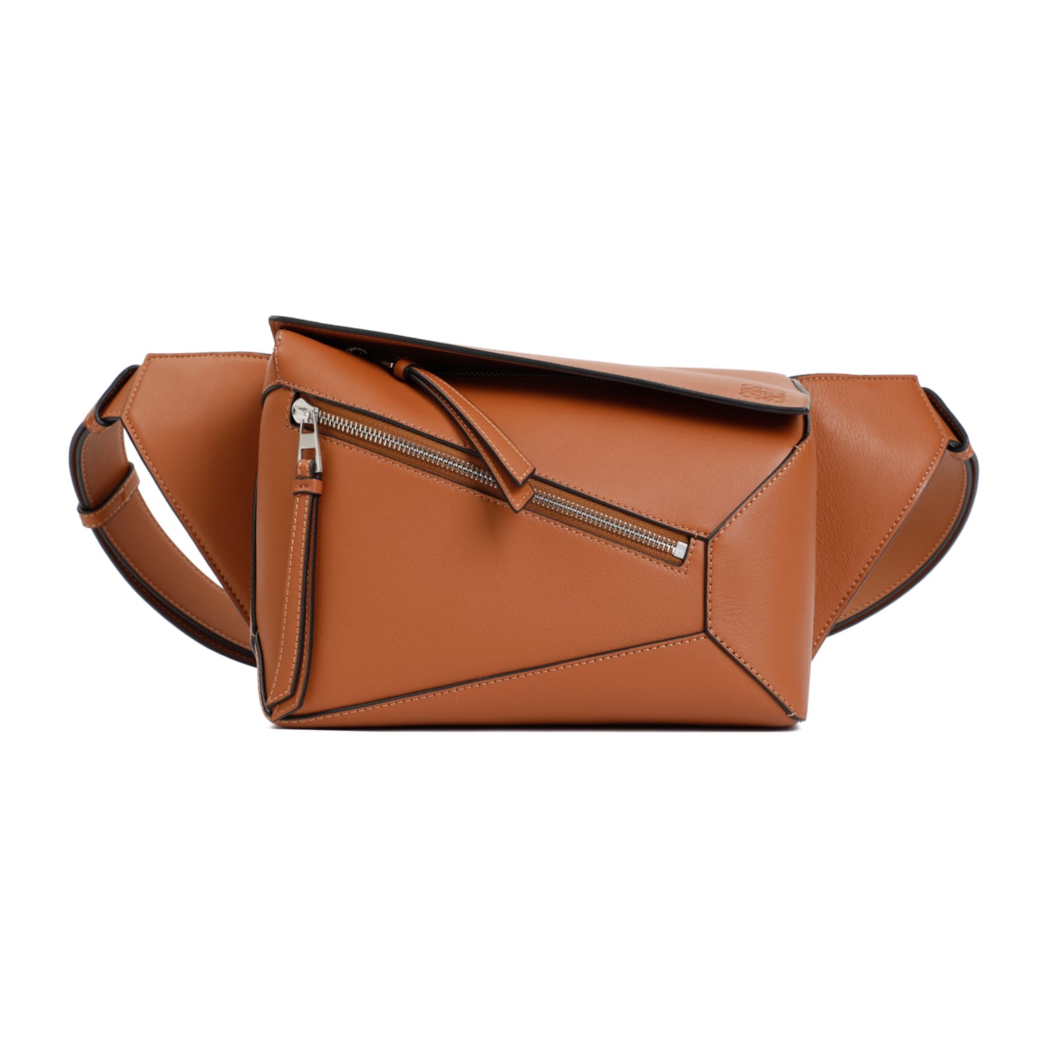 Shop Loewe Puzzle Edge Small Bumbag In Tan