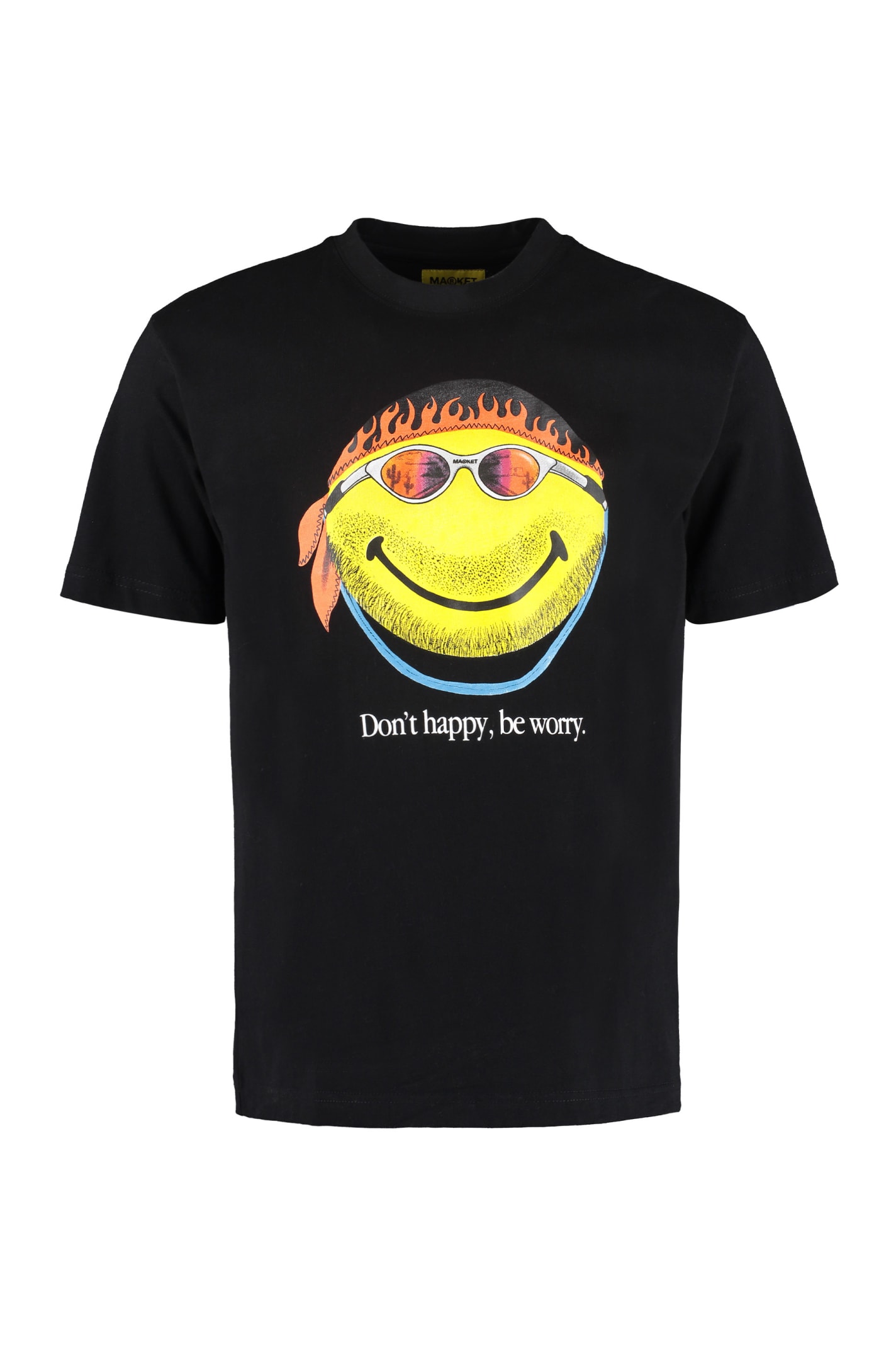 Market Graphic-print Short-sleeve T-shirt In Black