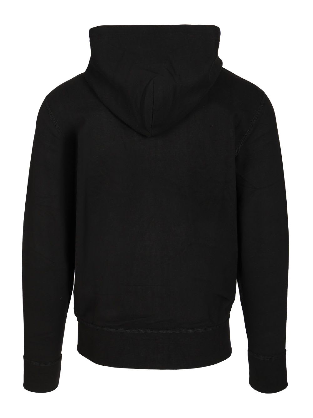 Ralph Lauren Cotton Blend Hoodie In Black