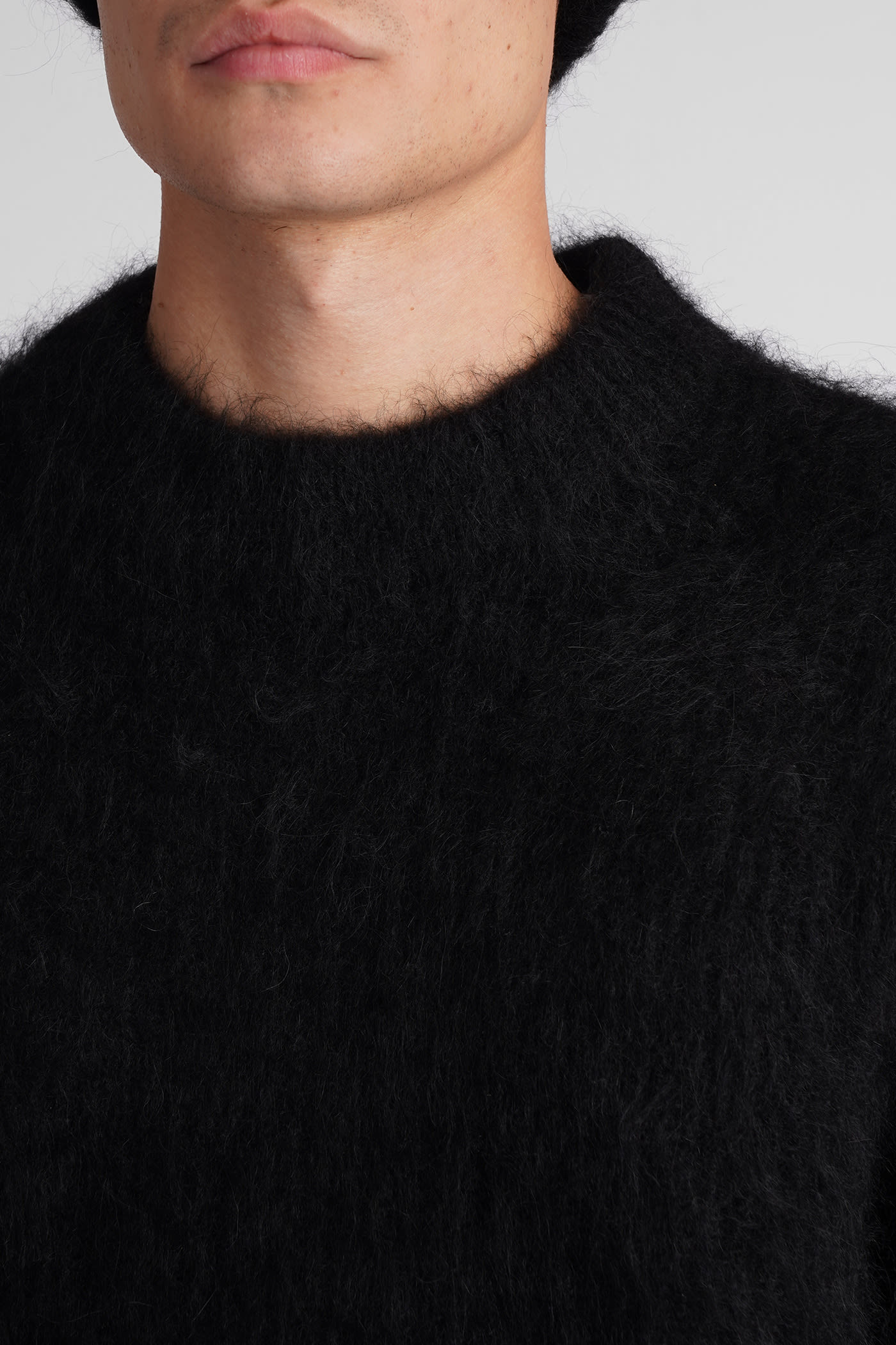 Shop Séfr Haru Sweater Knitwear In Black Wool