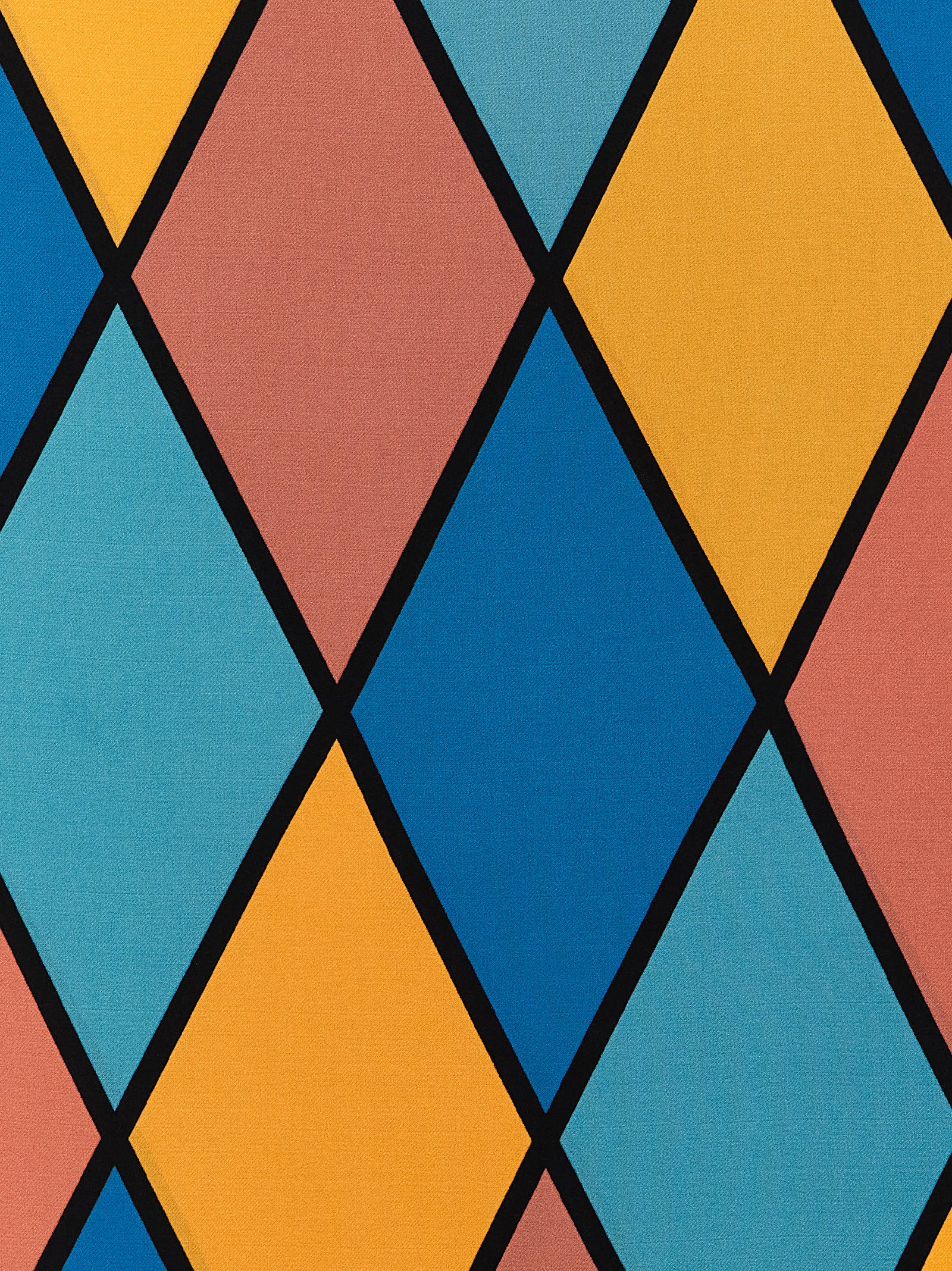 Valentino Rhombelle Diamond Pattern Square Scarf In Multi