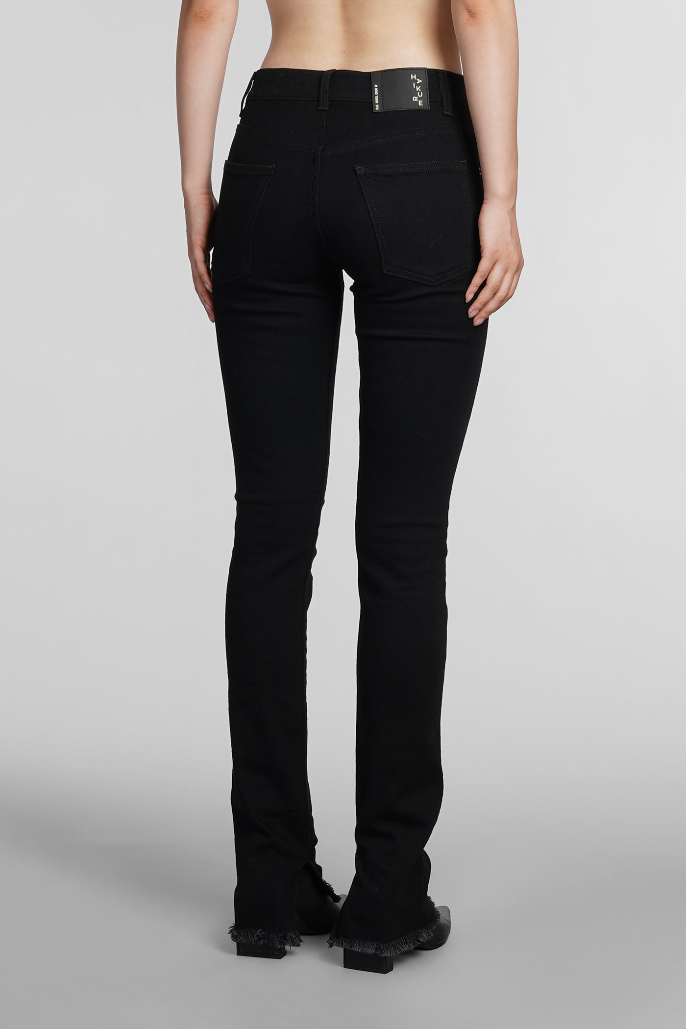 Shop Haikure Sherry Jeans In Black Cotton