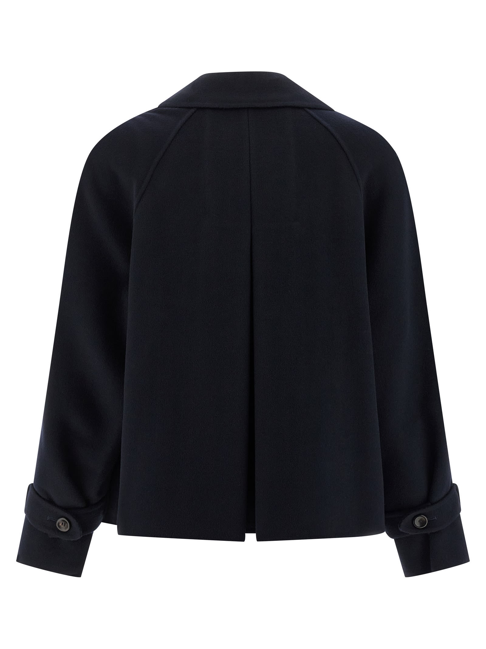 Max Mara Nupar Double-breasted Jacket In Blue