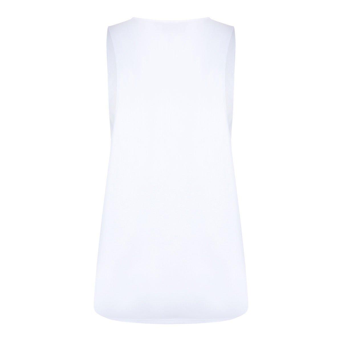 Elisabetta Franchi Shiny Jersey Tank Top