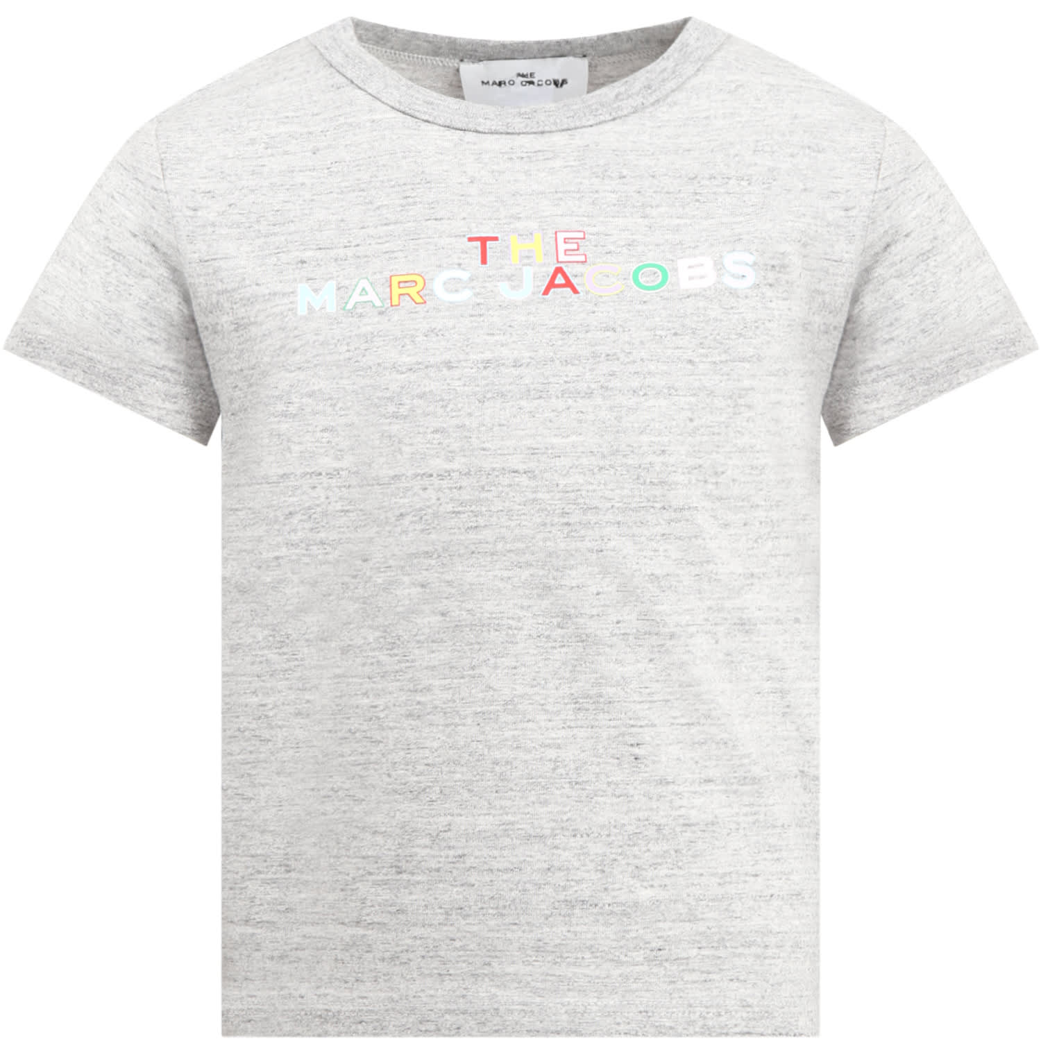 Little Marc Jacobs Gray T-shirt For Kids With Logo