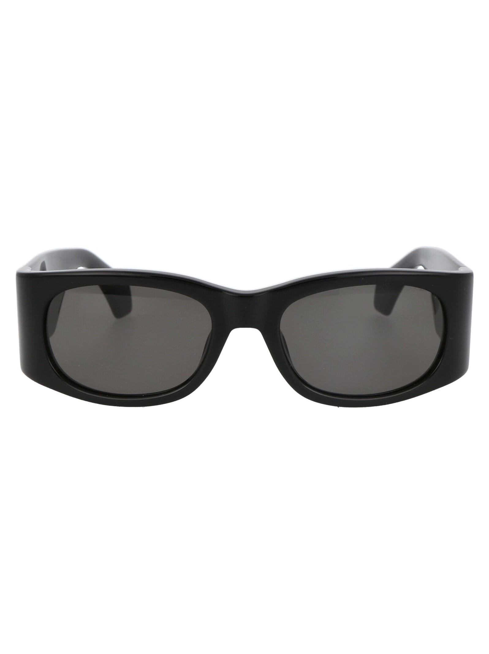 Shop Ambush Gaea Sunglasses In 1007 Black Dark Grey