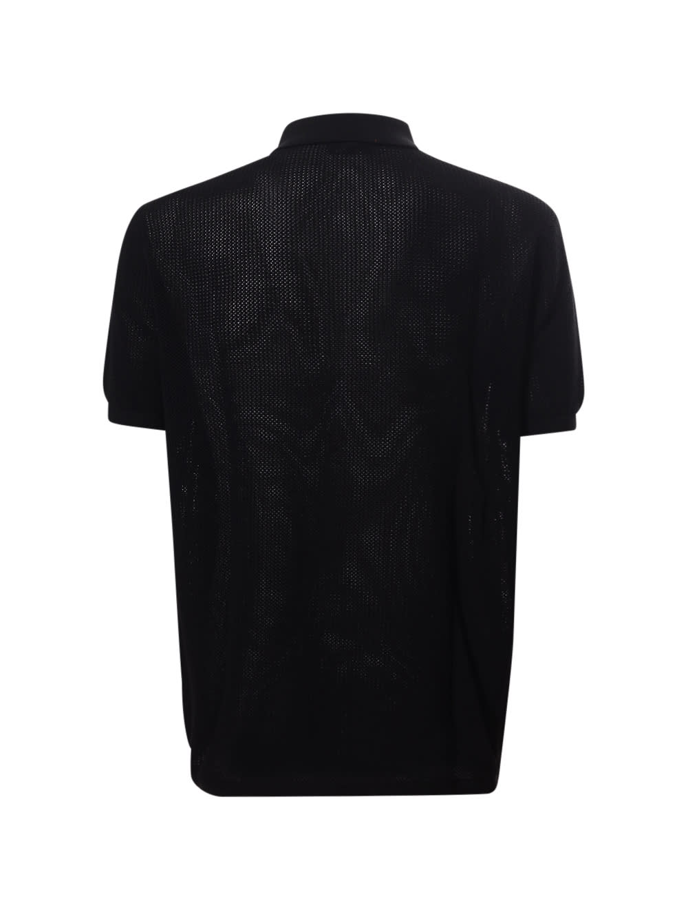 Shop Emporio Armani Polo Neck Sweater In Black