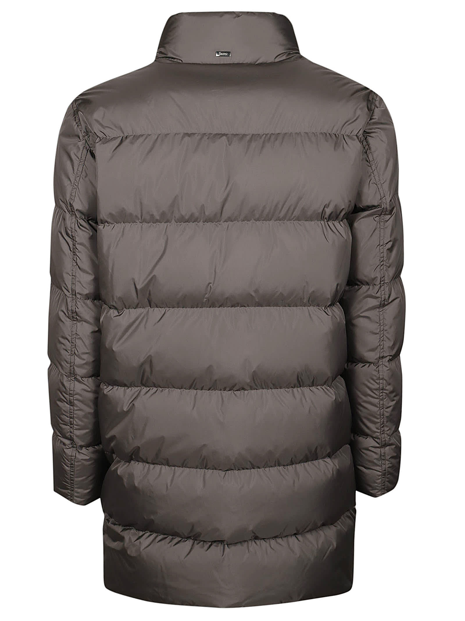 Shop Herno Down Jacket In Grigio