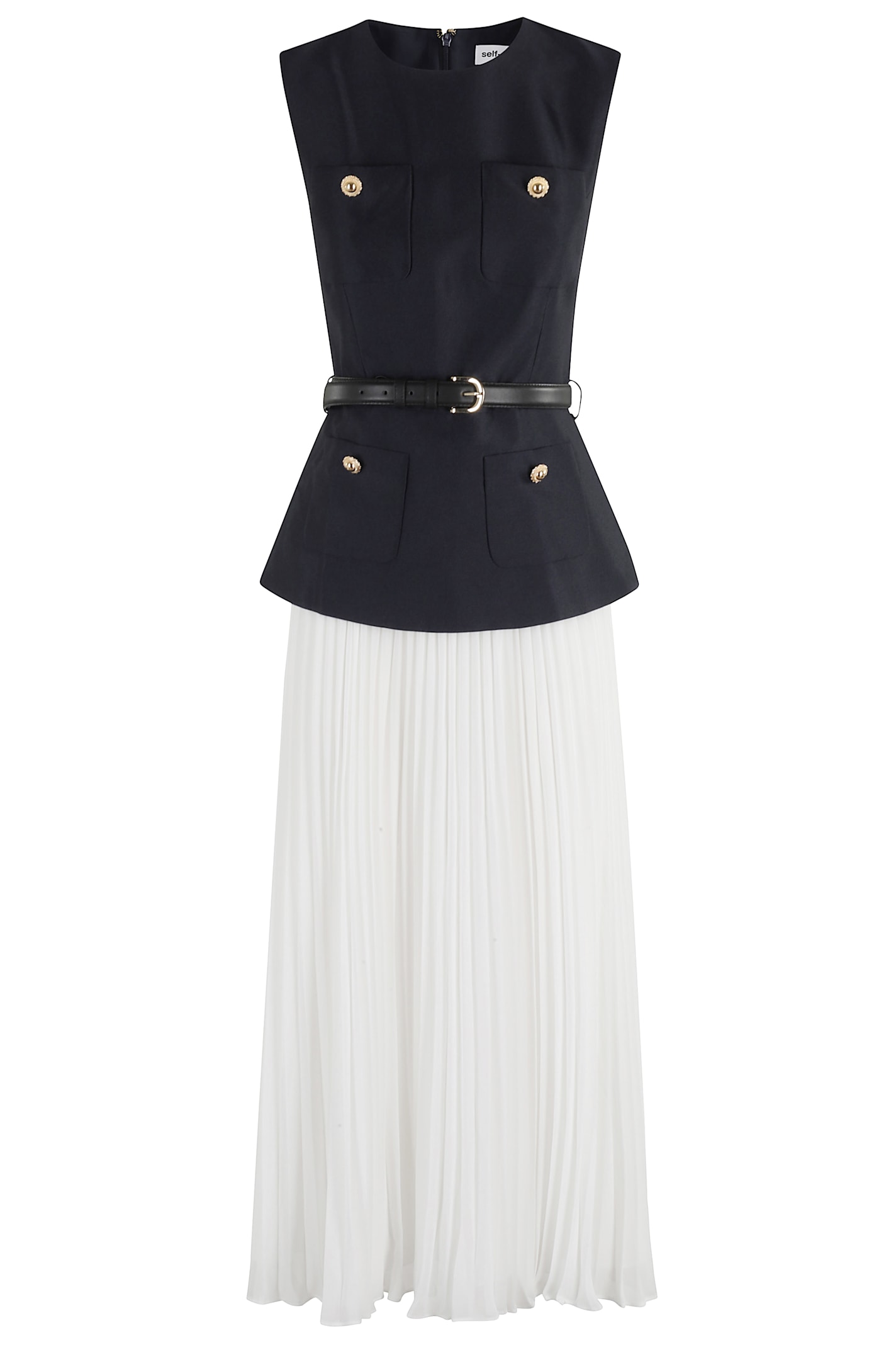 Taffeta Midi Dress