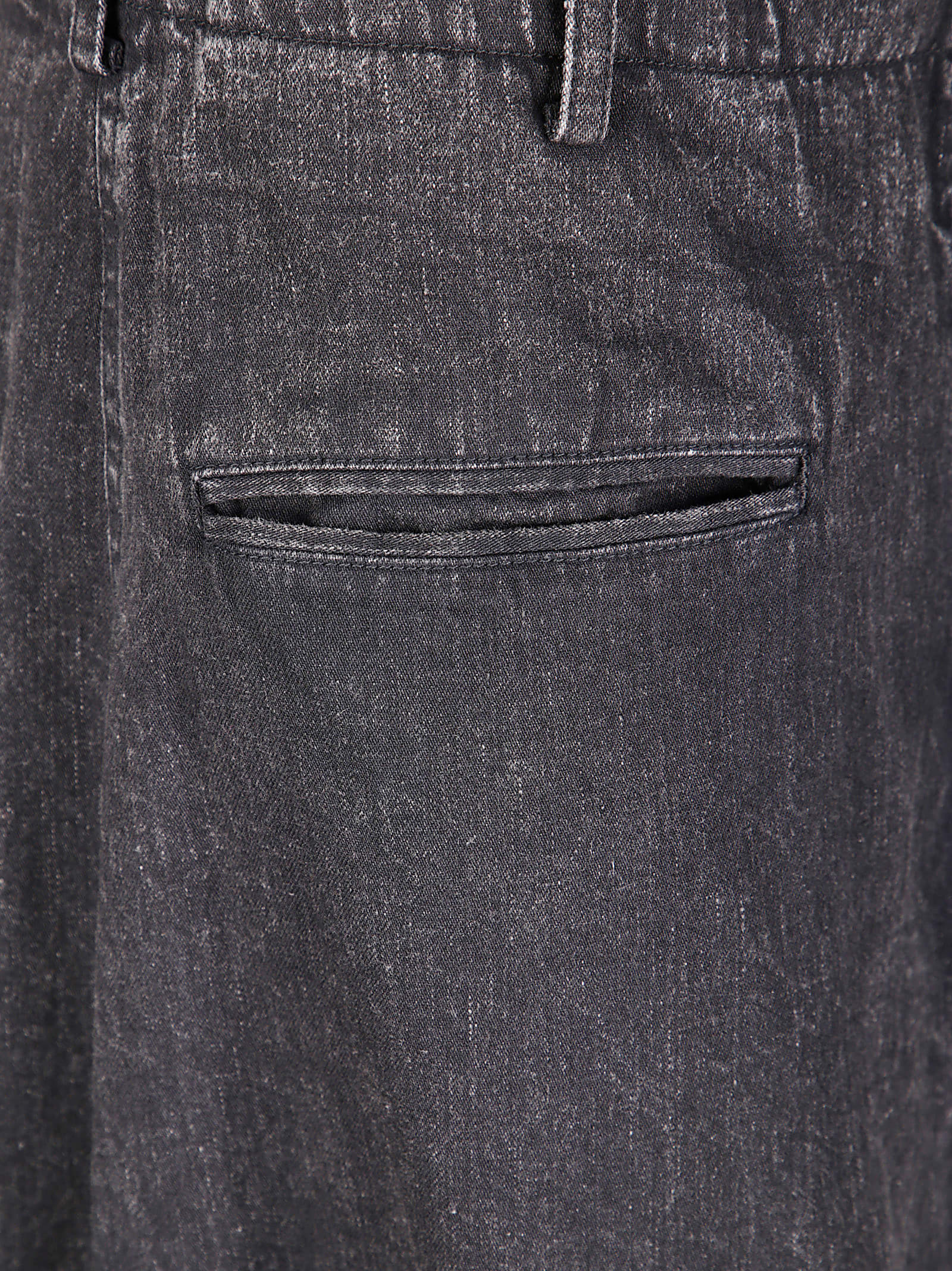 Yohji Yamamoto Black Backside Flared Wide Jeans In Black