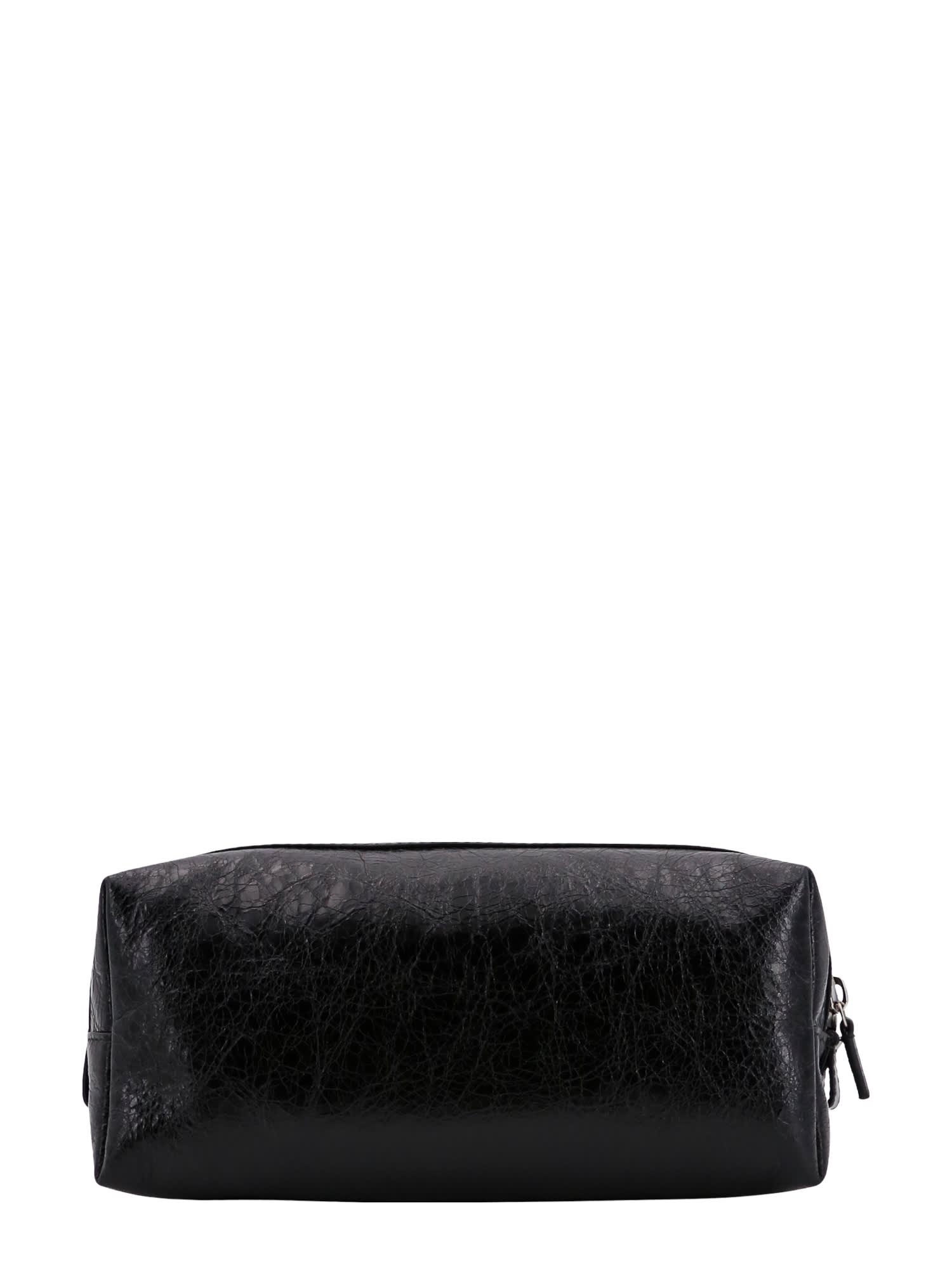 Shop Balenciaga Le Cagole Beauty Case In Black