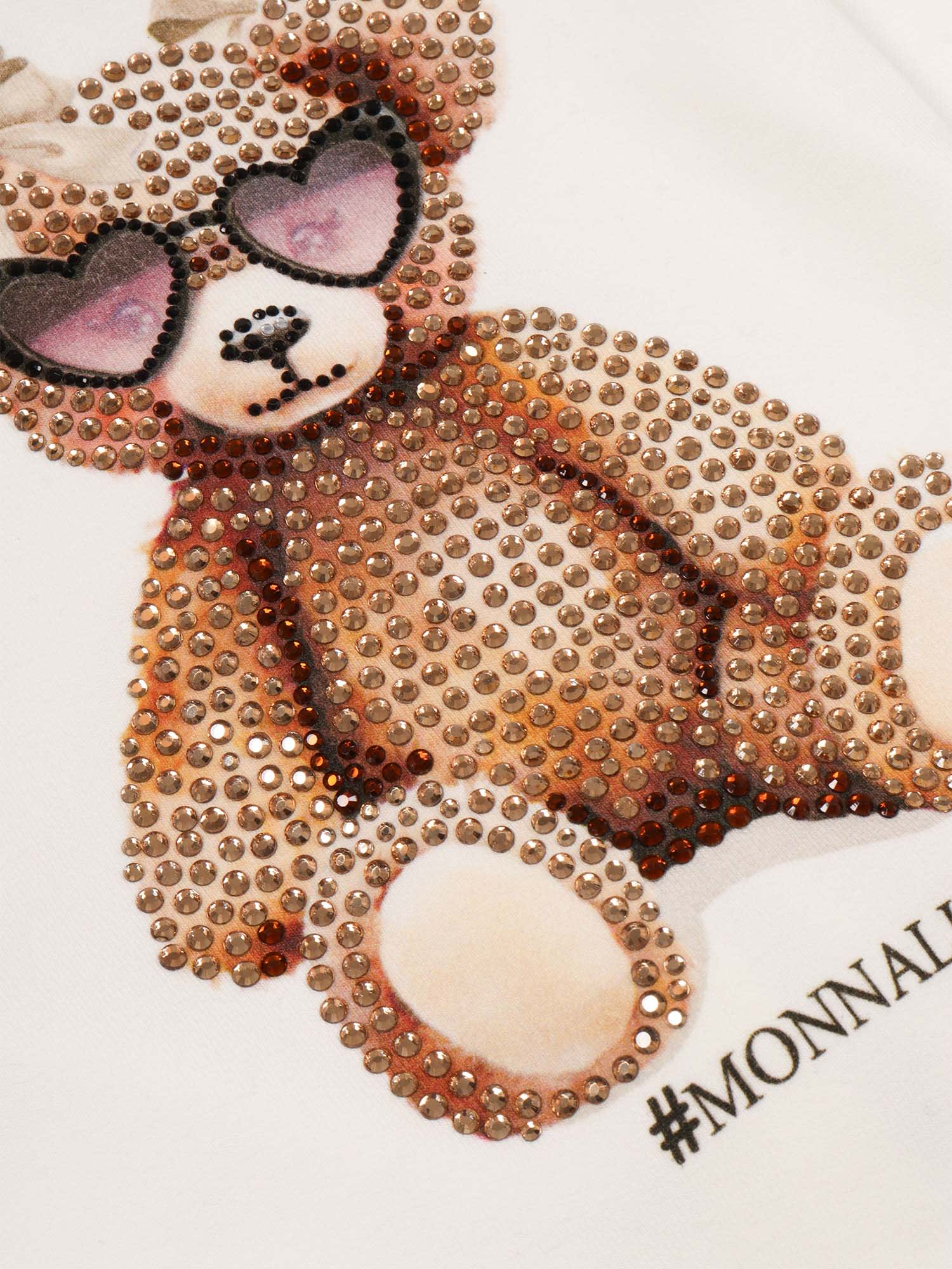 Monnalisa Hoodie And Jogger Set In White