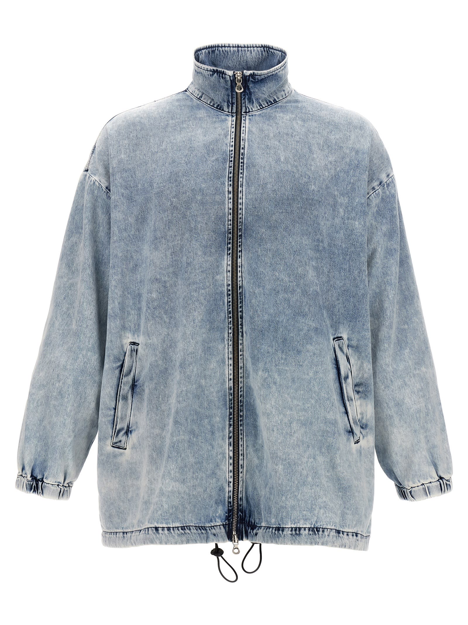 Shop Diesel D-krap-s1 Jacket In Light Blue