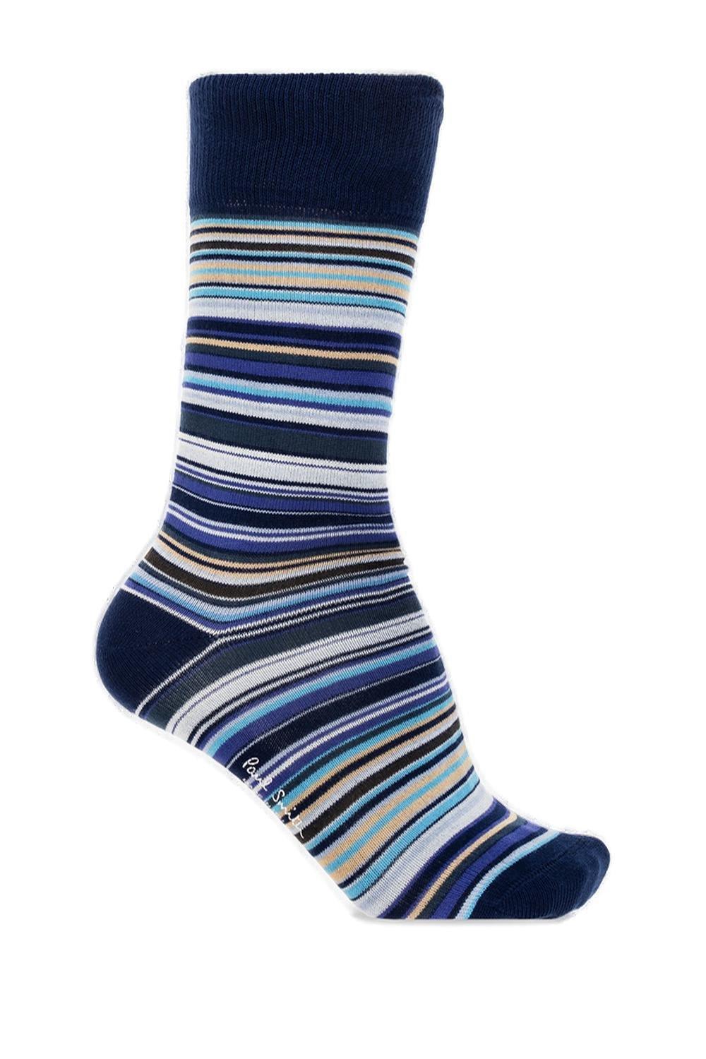 PAUL SMITH TWO-PACK STRIPED SOCKS
