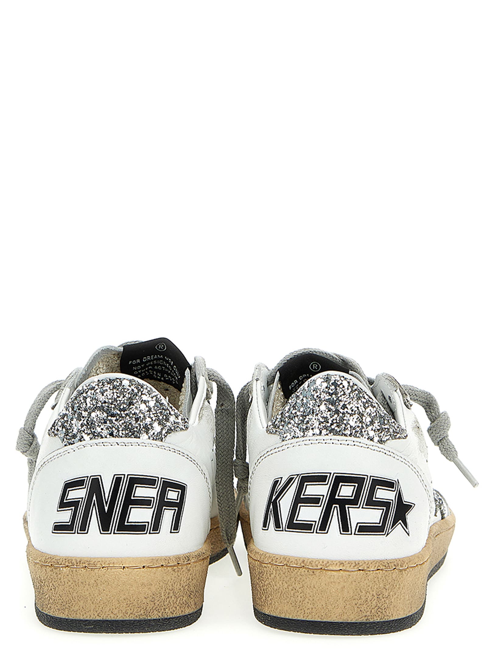 Shop Golden Goose Ball Star Sneakers In White