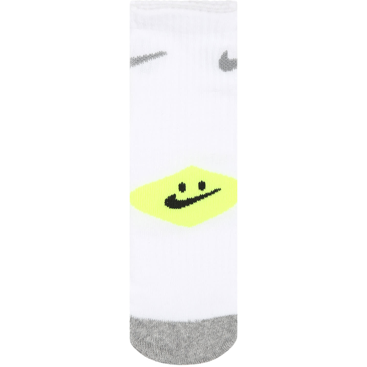Nike Multicolor Set For Boy With Smiley In White