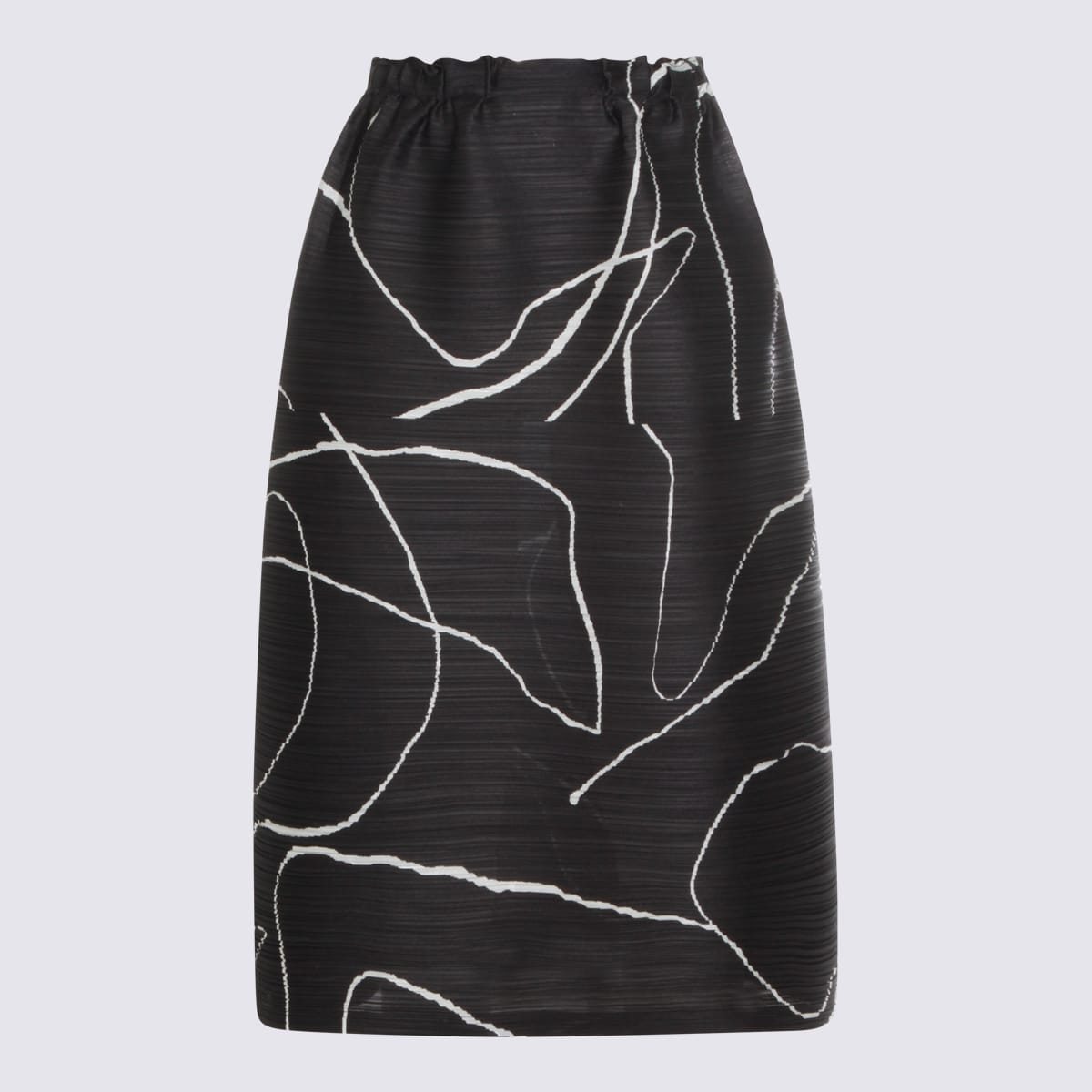 Issey Miyake Black Skirt In Black