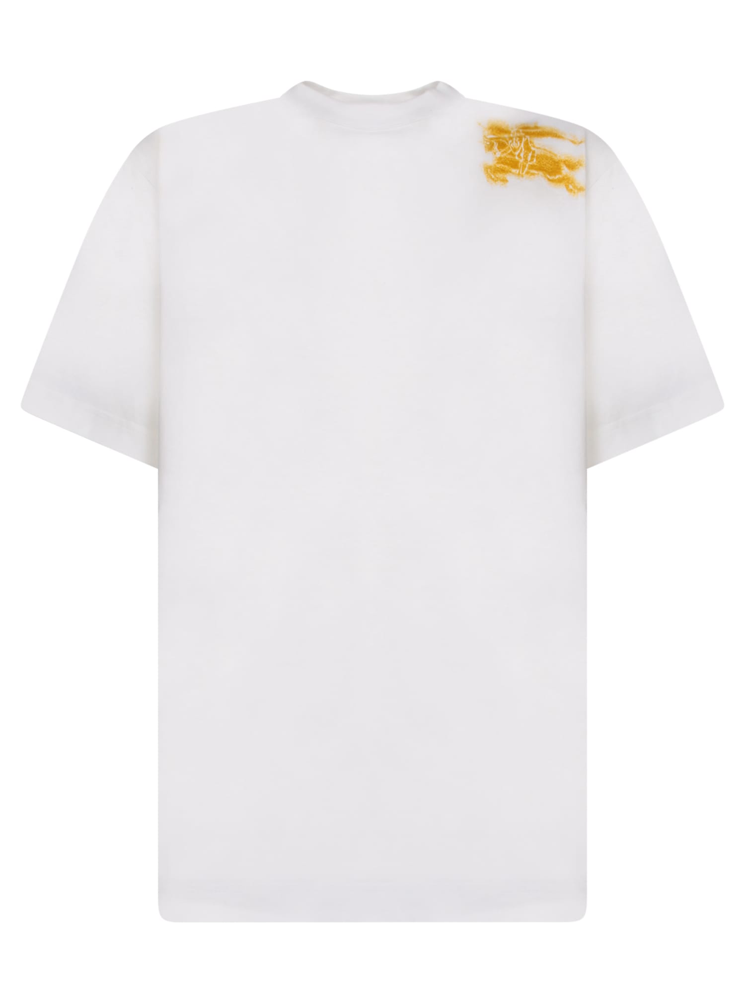 BURBERRY WHITE GRAPHIC SS T-SHIRT 