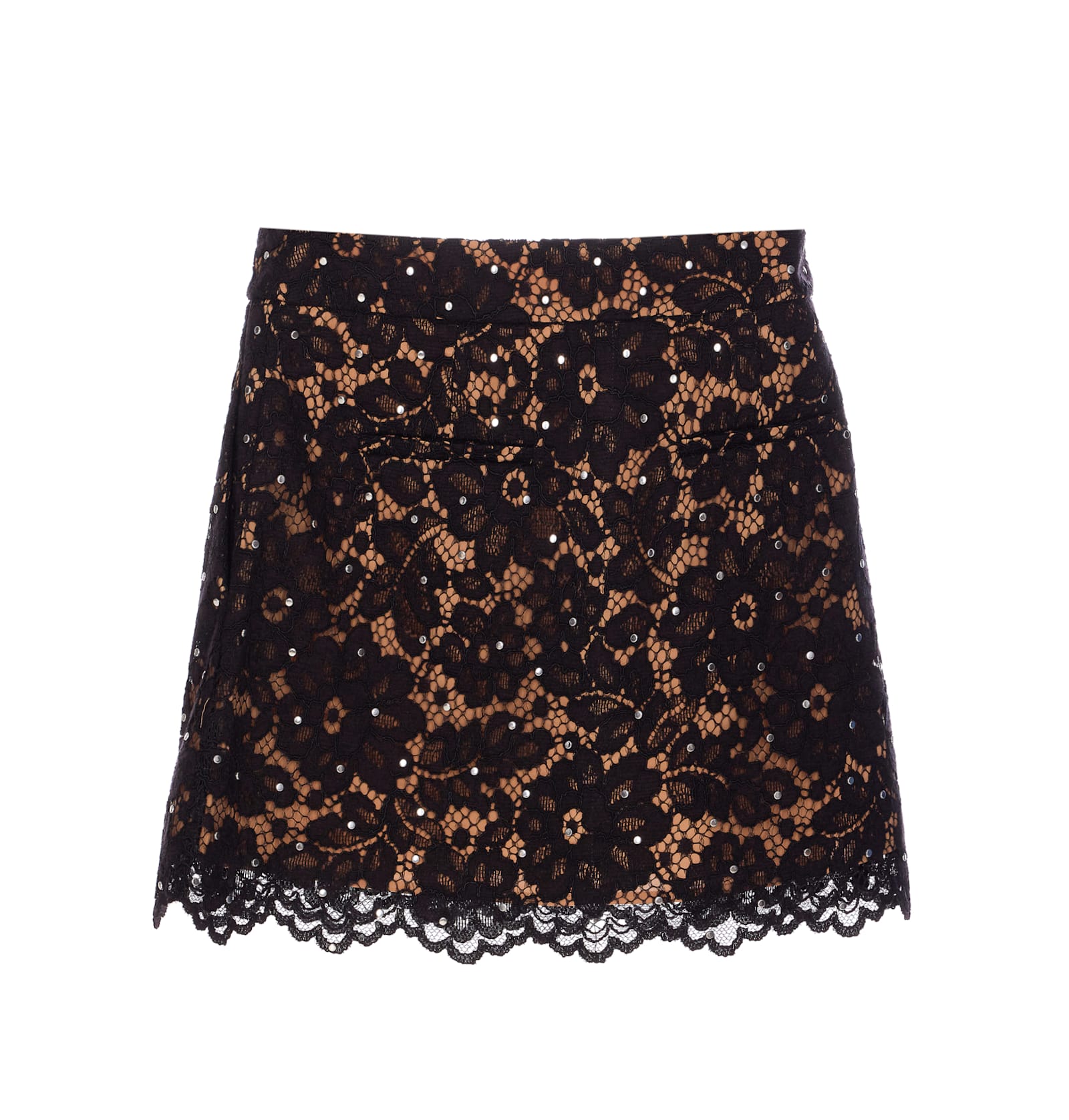 Michael Michael Kors Lace Skirt In Black