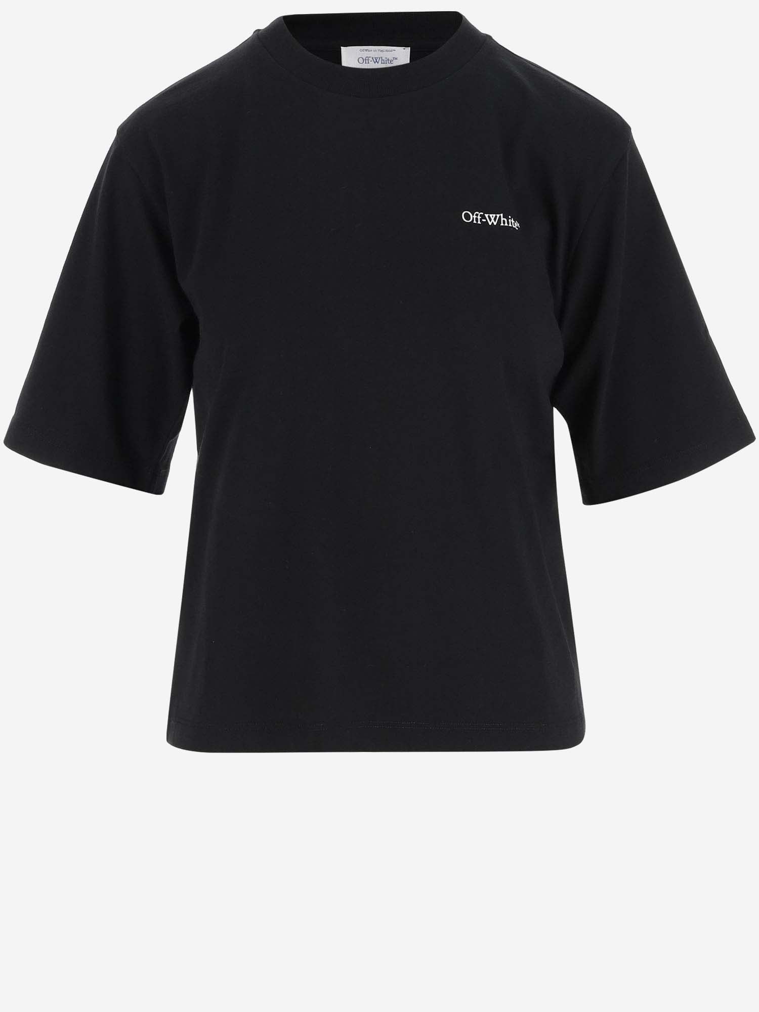 Off-white Anchor Arrow T-shirt In Black