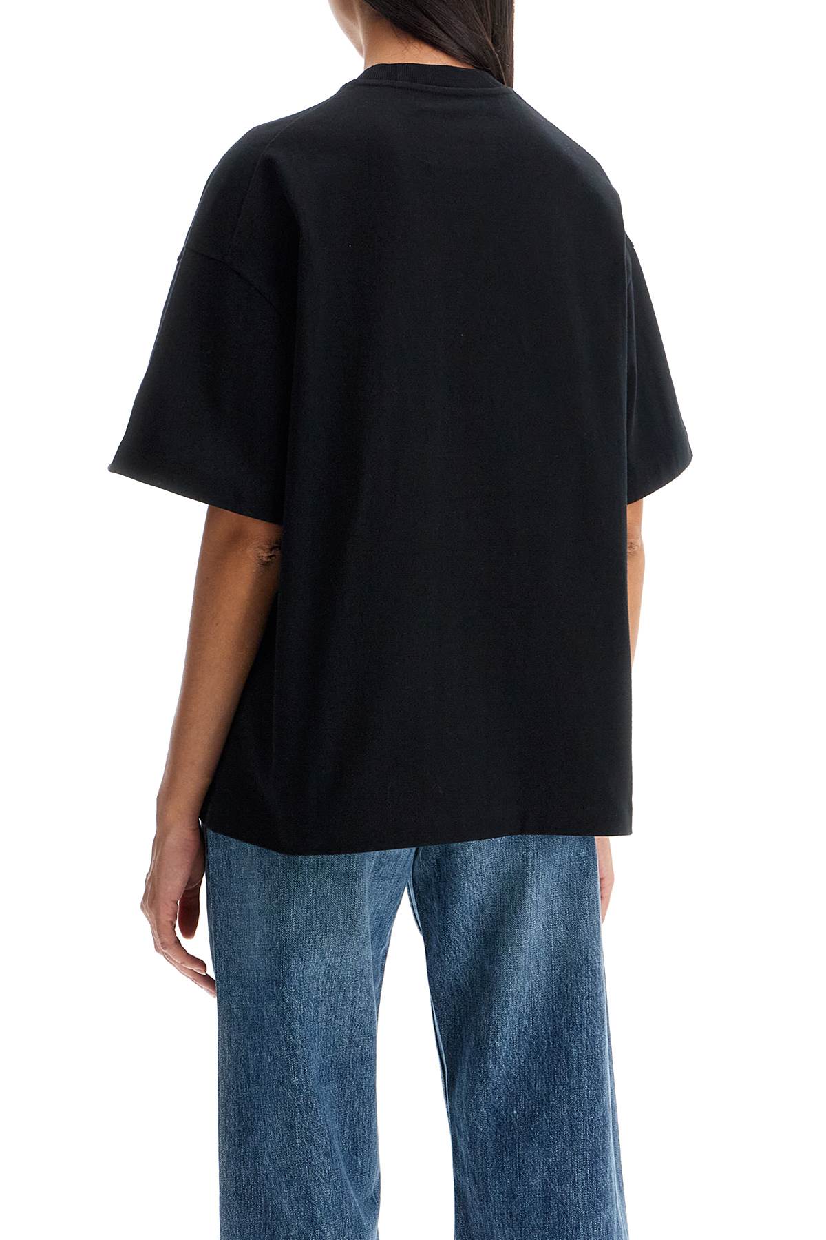 Shop Jil Sander Oversized T-shirt With In Black (black)