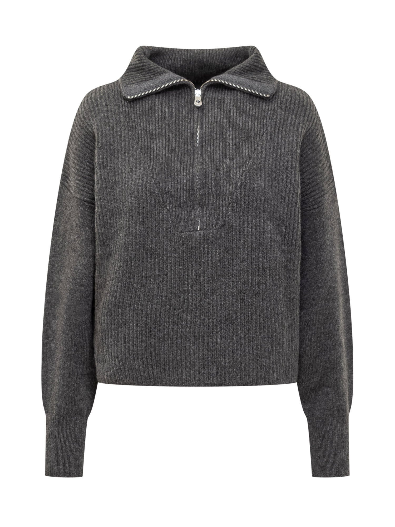 Shop Pinko Caveau Sweater In Grigio Corvo