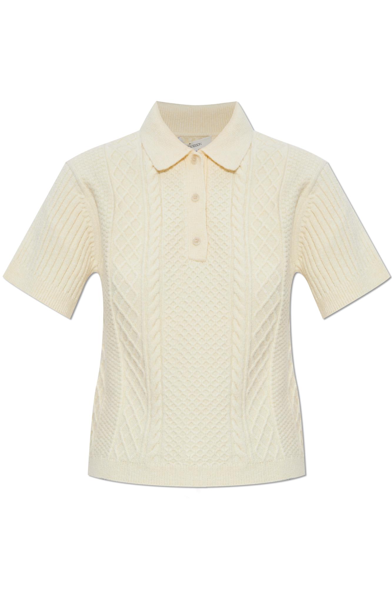 Jw Anderson Top With Collar In Neutral