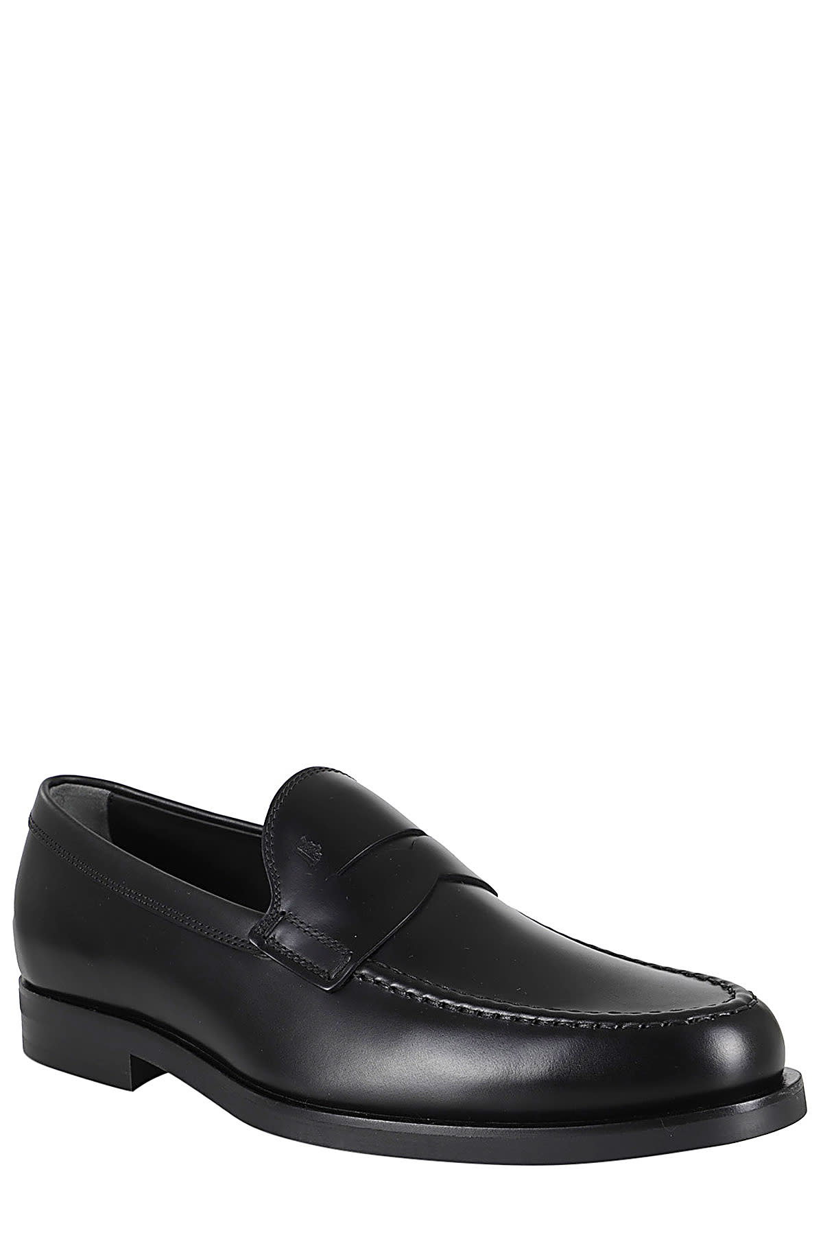 Shop Tod's Mocassino Formale Gomma Zf In Nero