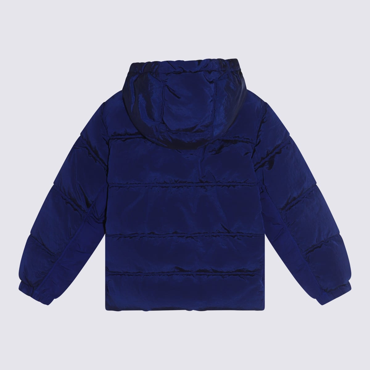 Stone Island Blue Down Jacket In Blue