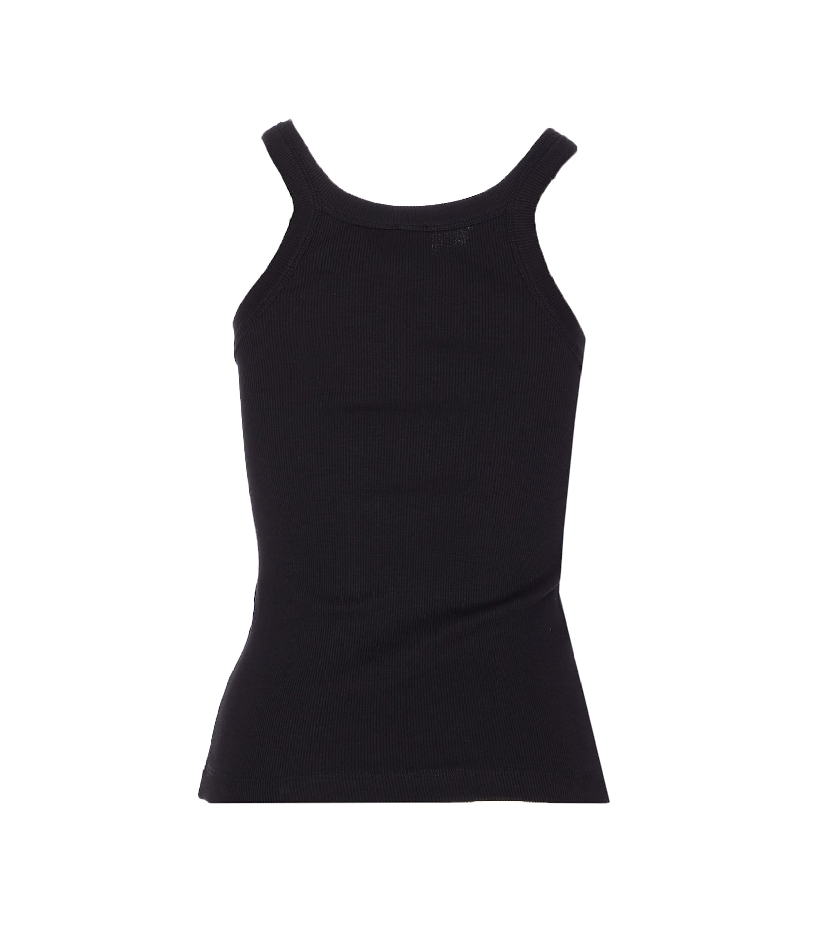 Pinko Curly Horse Graphic Ribbed Sleeveless Top
