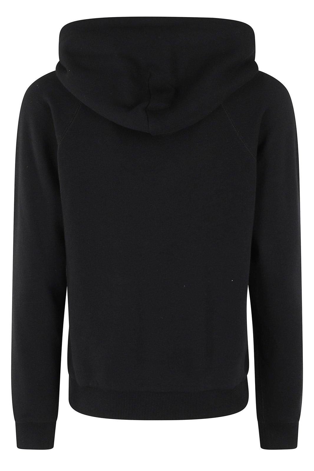 Ralph Lauren Shrunken Fit Fleece Hoodie In Black