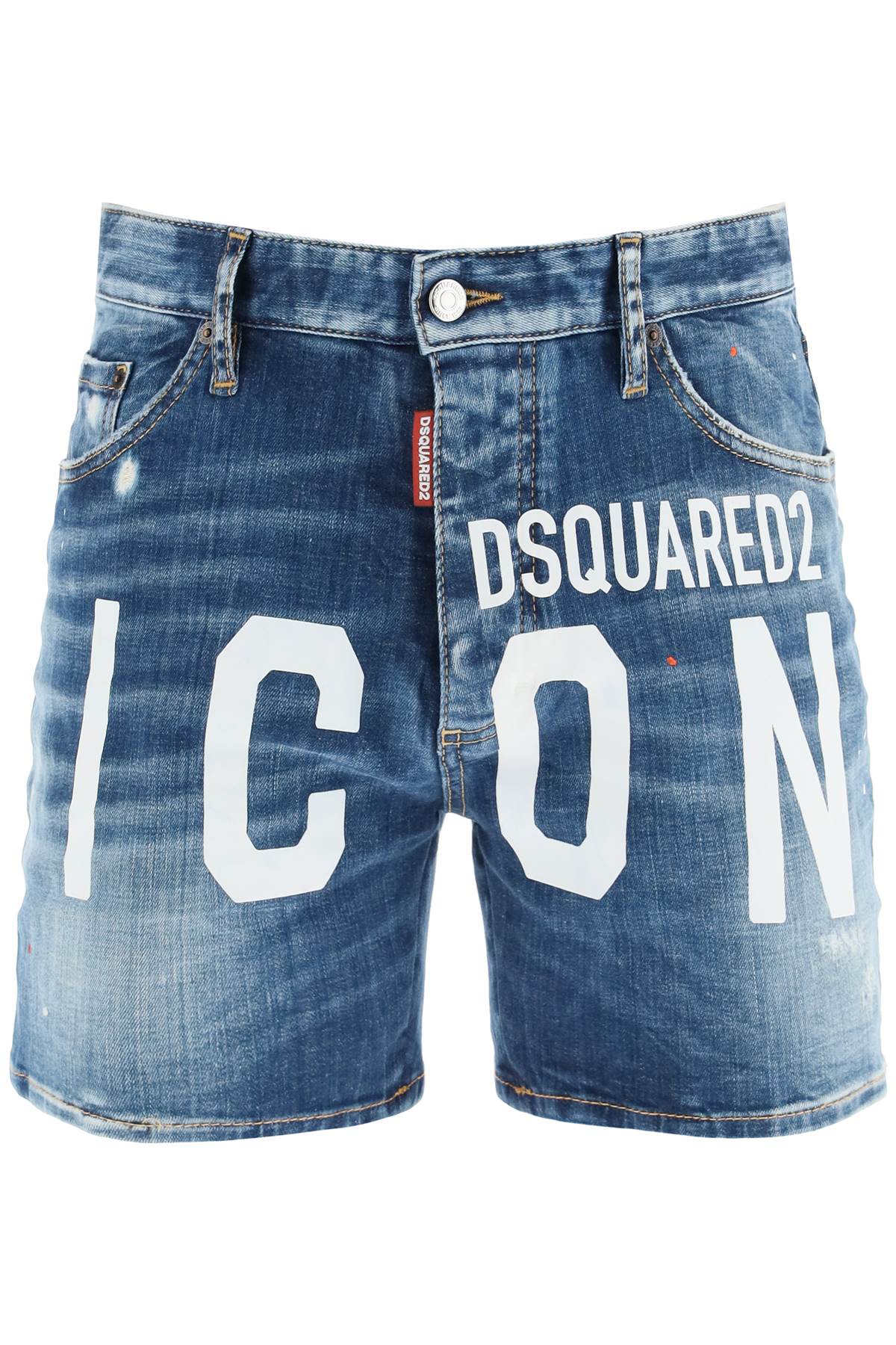 Dsquared2 Dan Commando Icon Denim Shorts