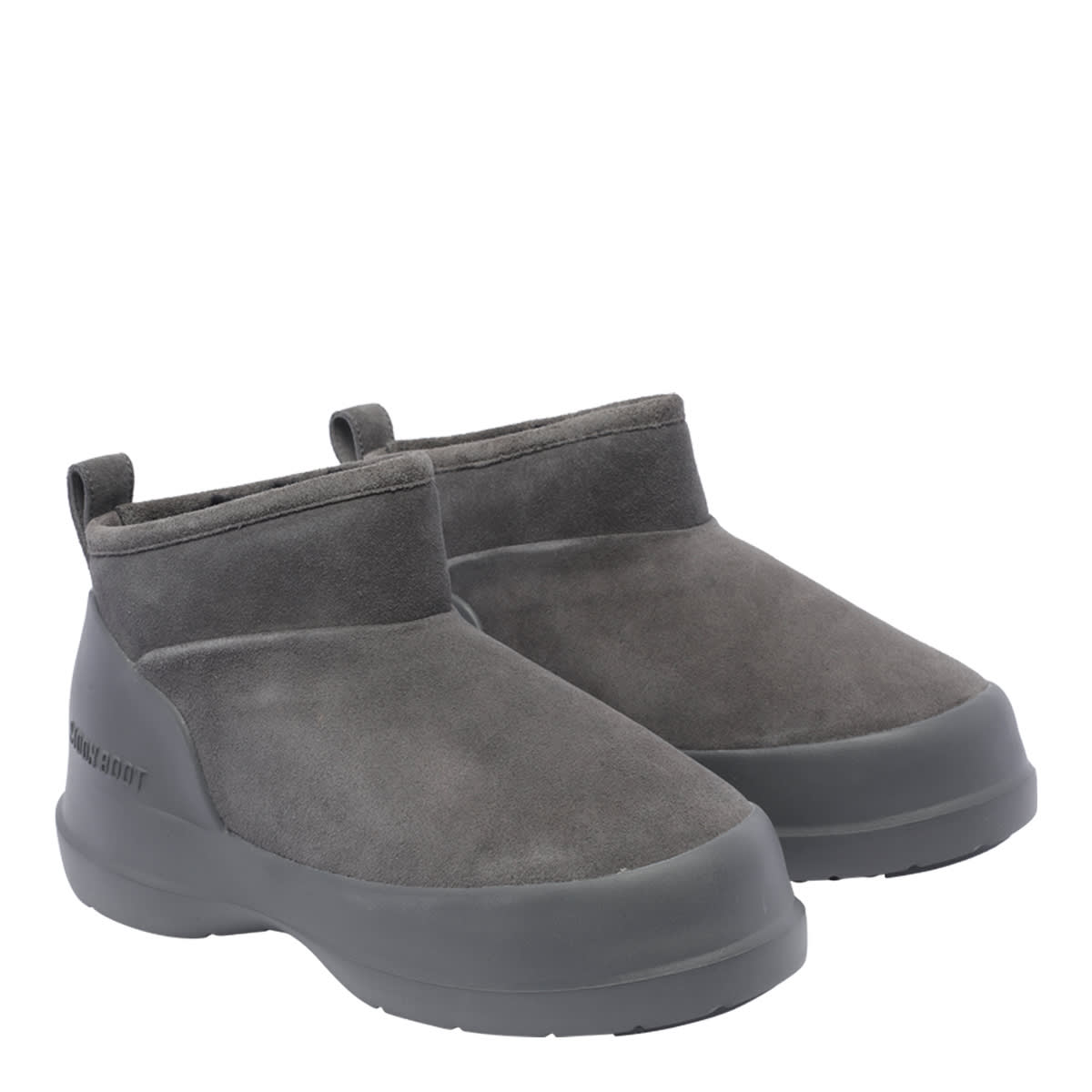 Moon Boot Luna Logo-printed Boots In Grey