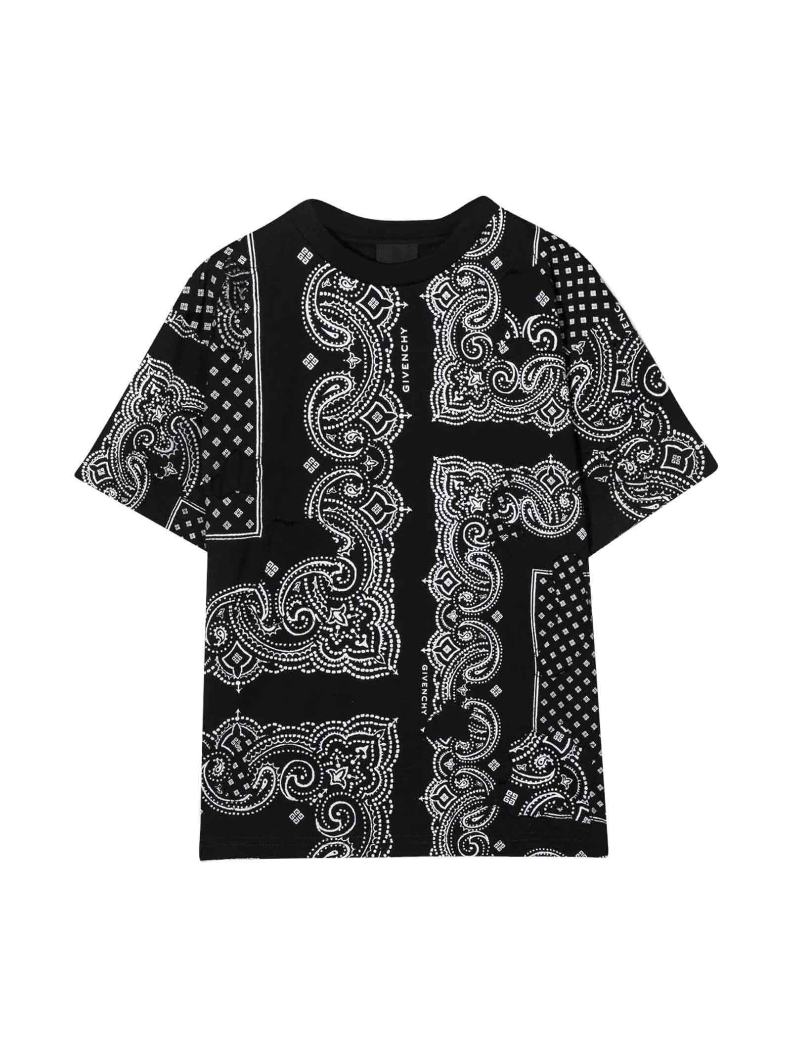 Givenchy Boy T-shirt With Bandana Print