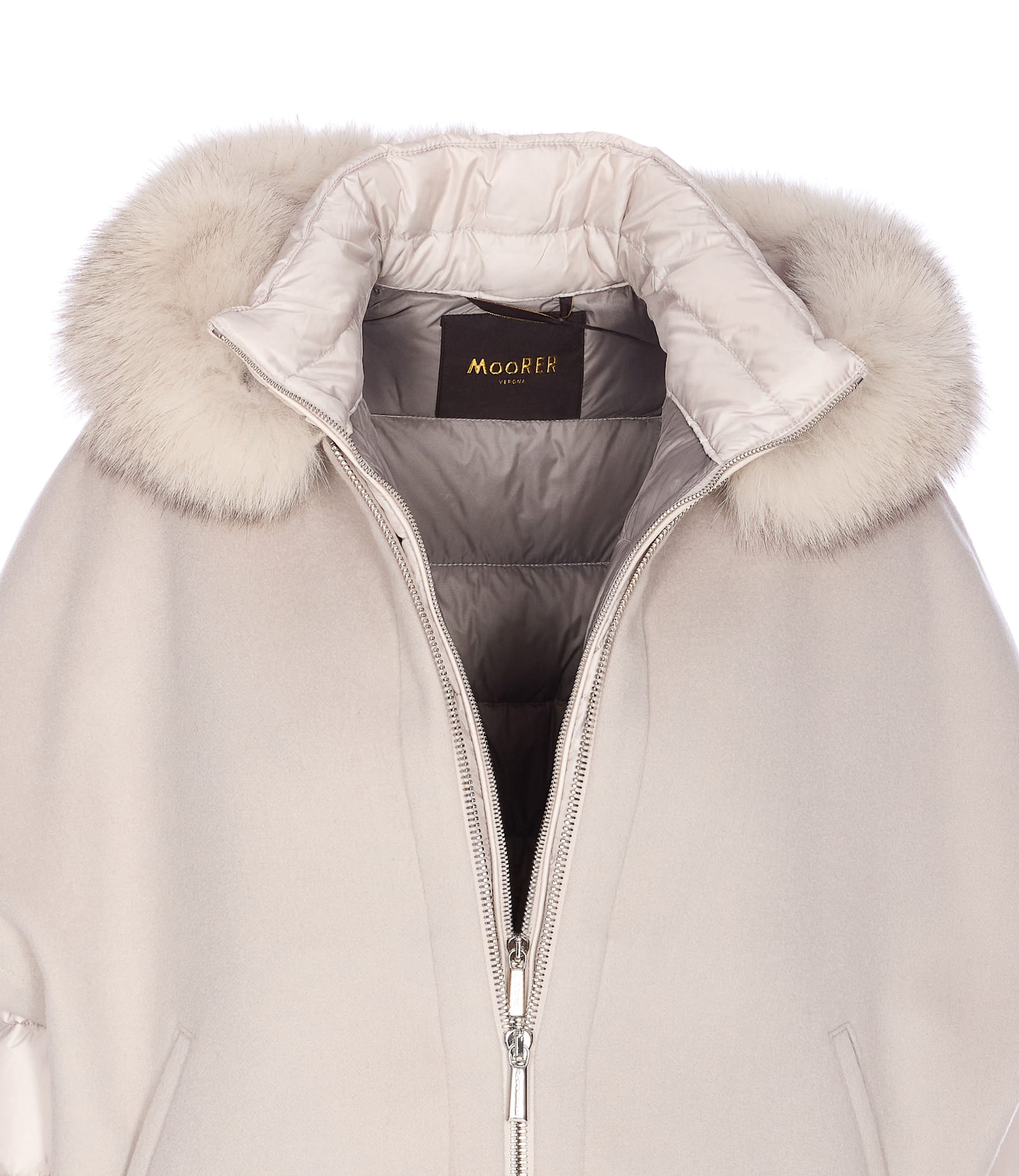Moorer Pegaso Down Jacket In Neutral